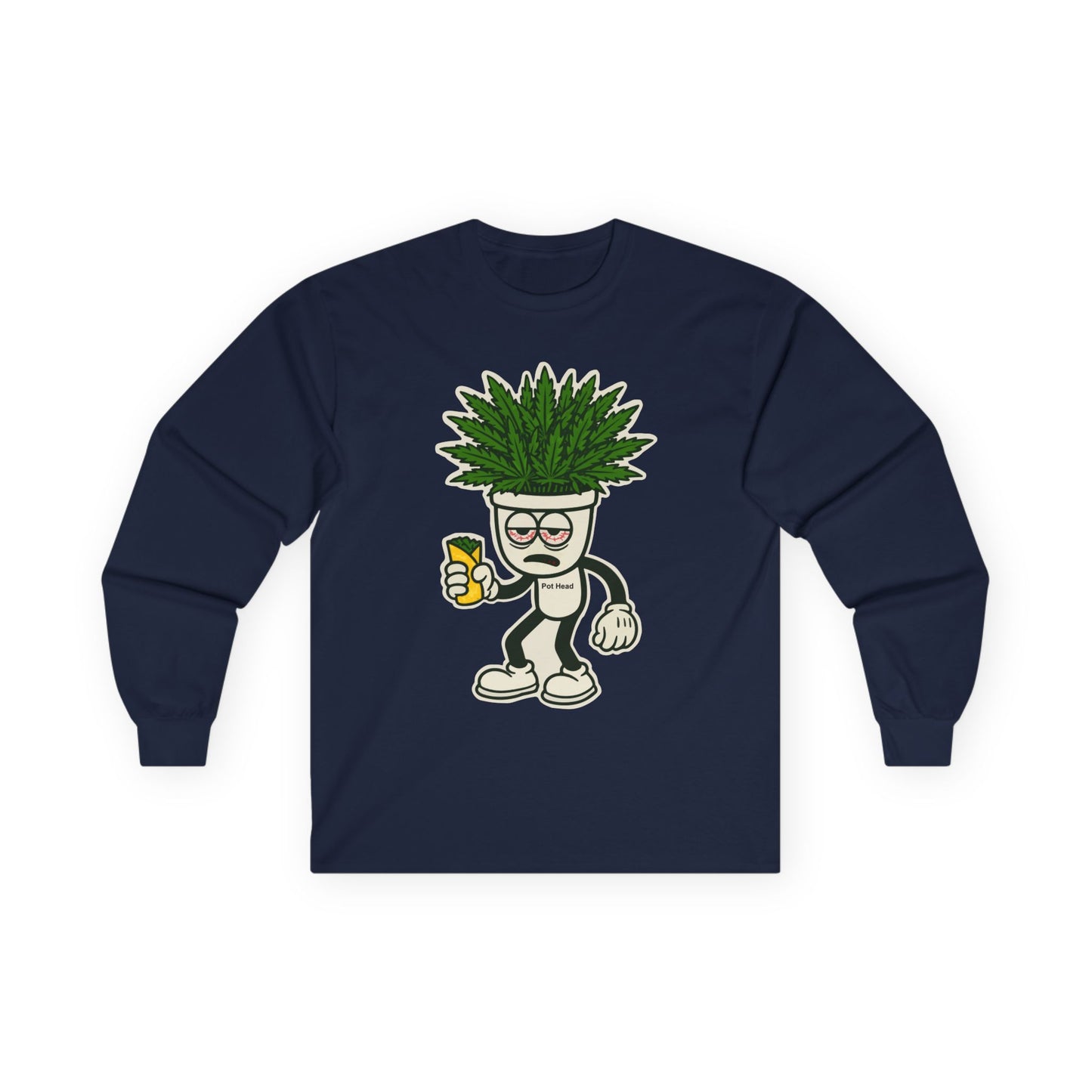 Pot Head - Long Sleeve Tee - Unisex Ultra Cotton Shirt