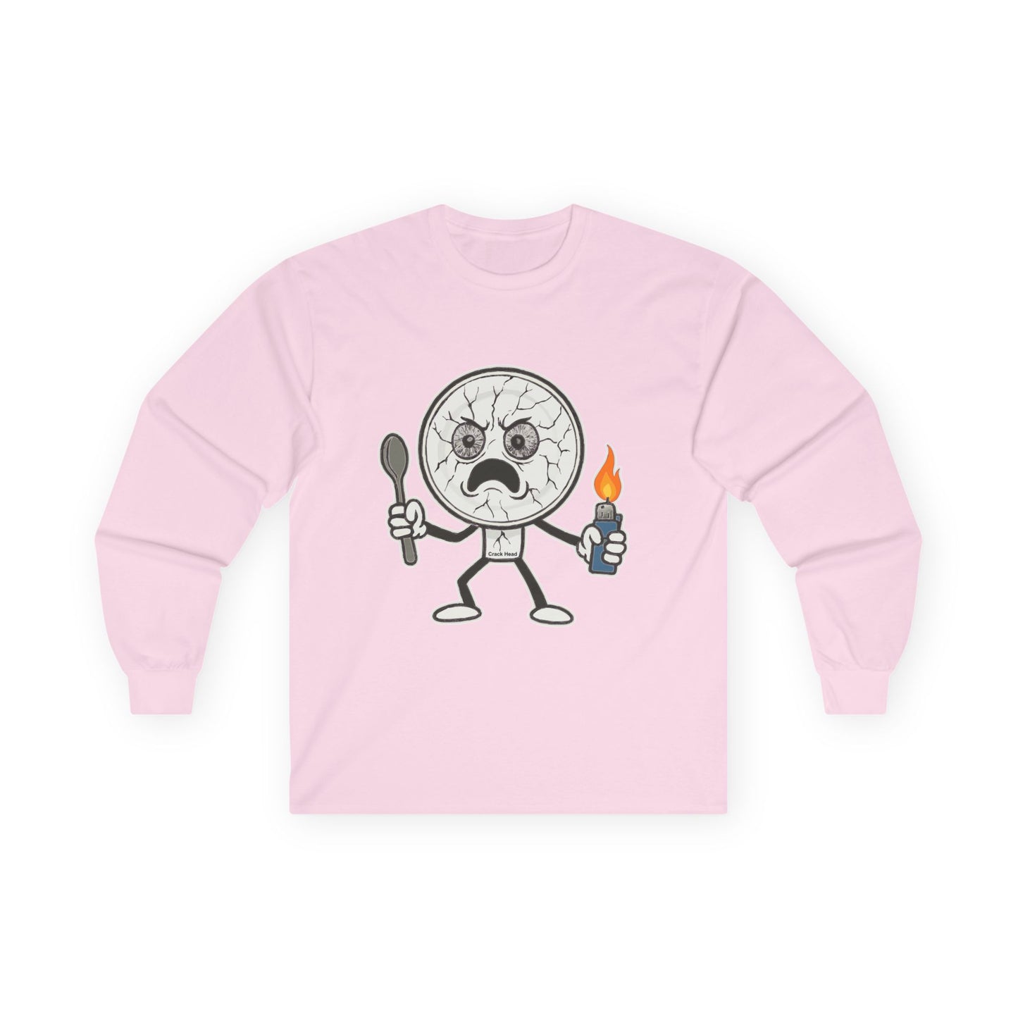 Crack Head- Long Sleeve Tee - Unisex Ultra Cotton Shirt