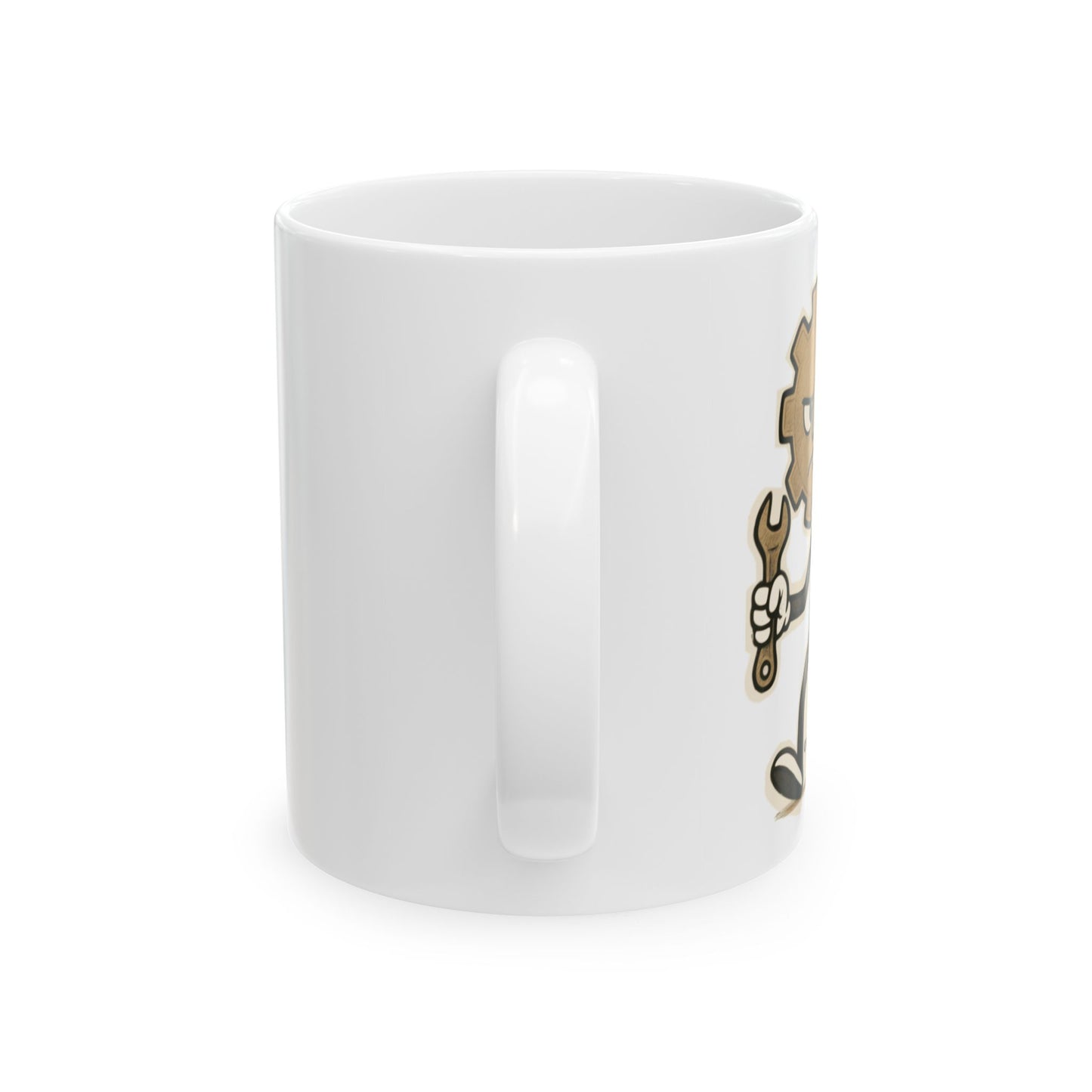 Gear Head - Funny Ceramic Mug - 11oz & 15oz Ceramic Coffee Cup