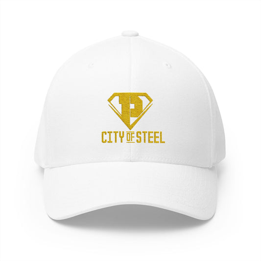 City Of Steel - Stylish Embroidered Cap - Custom Hat, Gift for Sports Fans, Casual Wear, Unisex Accessory, Summer Essentials