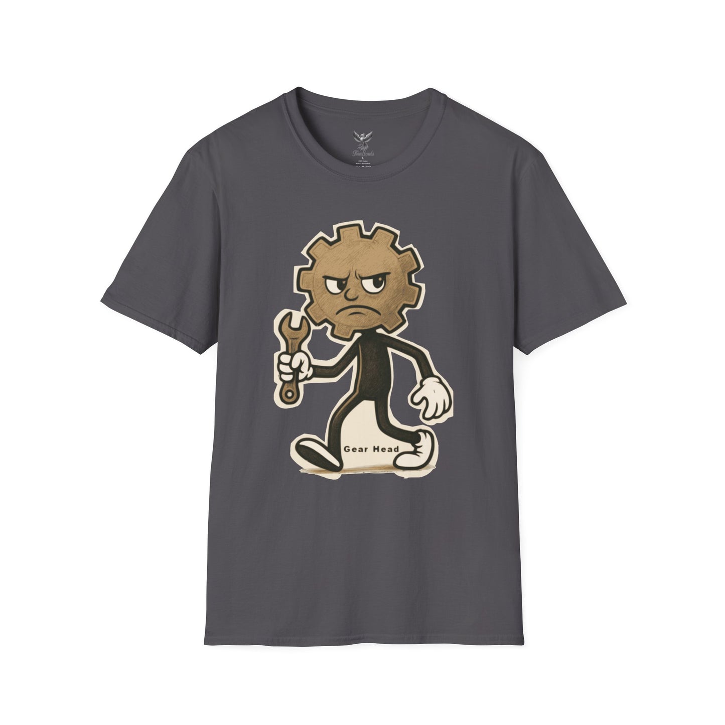 Gear Head - Funny T-Shirt - Unisex Softstyle Tee
