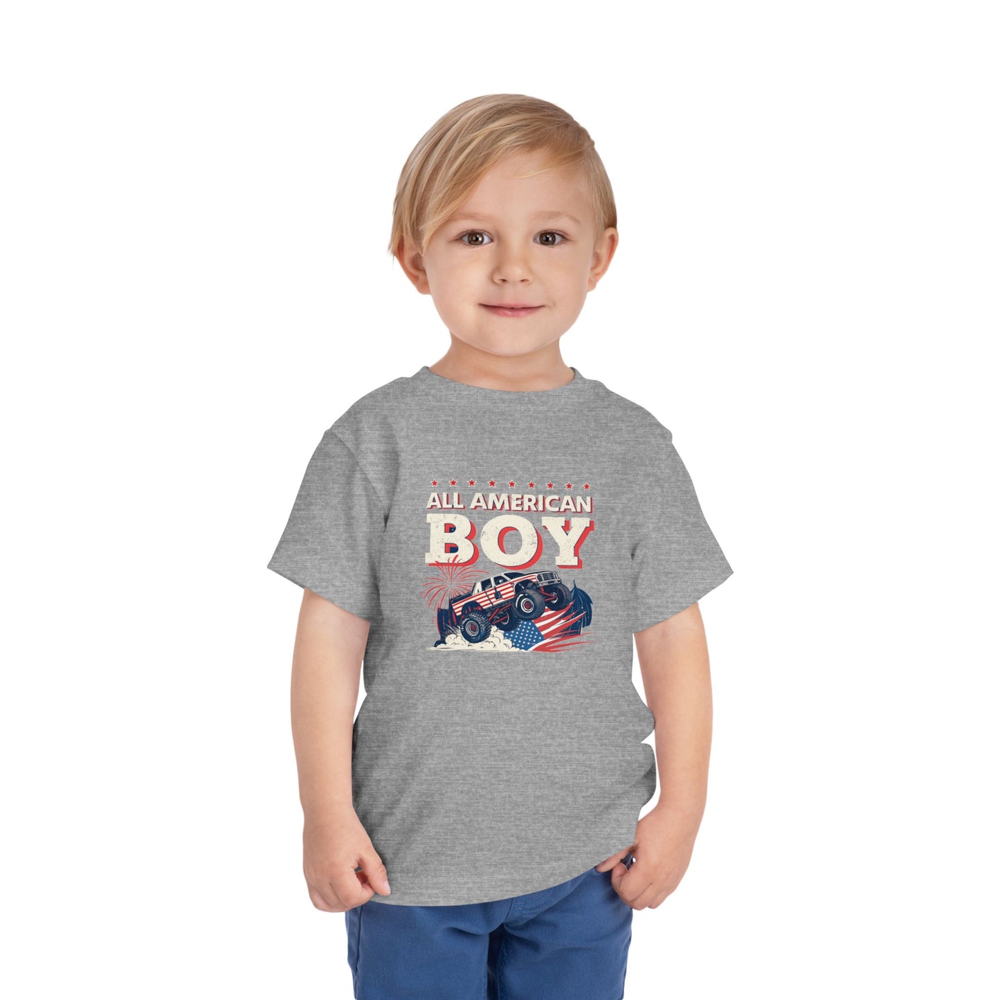 All American Boy Toddler Tee - Direct to Garment