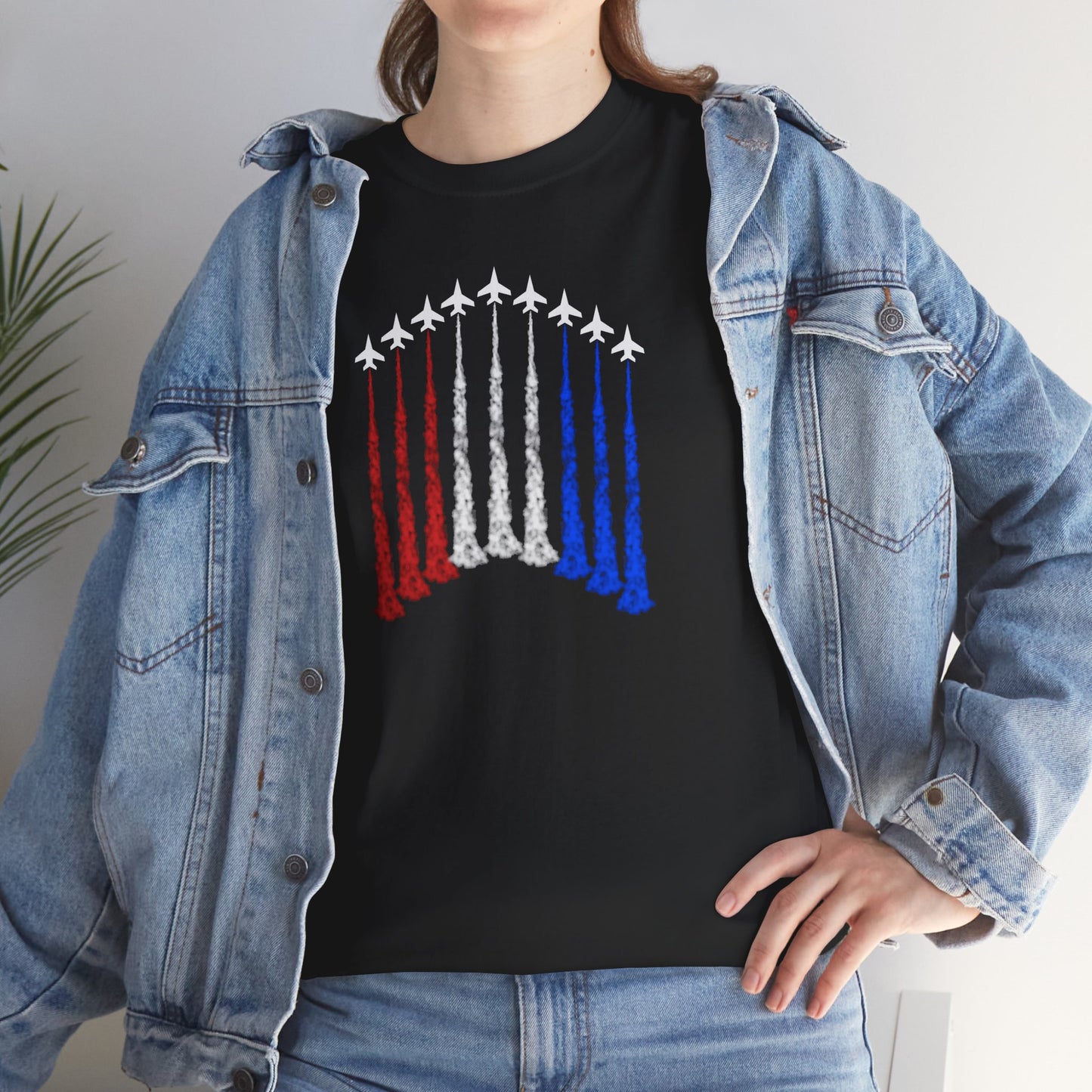 Jet Flyover Shirt Red, White and Blue - Direct to Garmnet