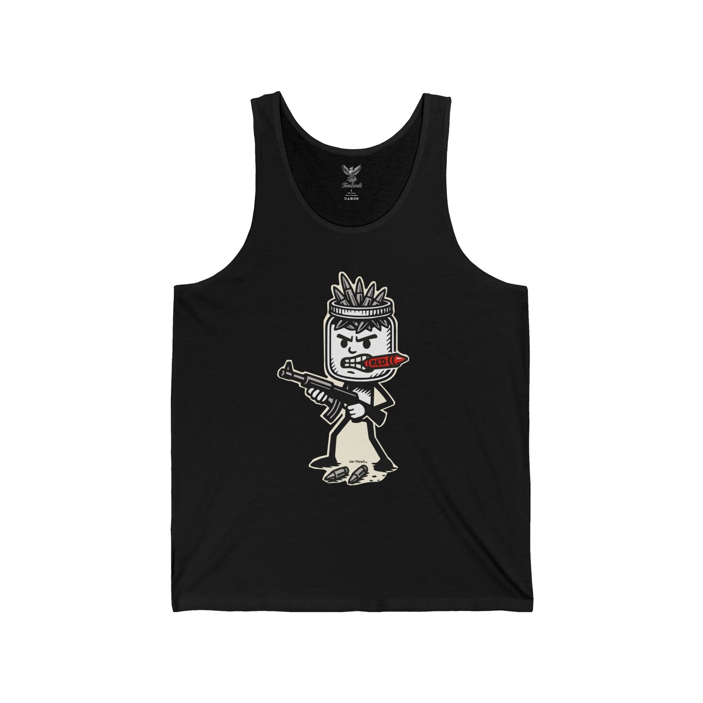 Jar Head - Unisex Jersey Tank - Bold Graphic Tee for Everyday Wear