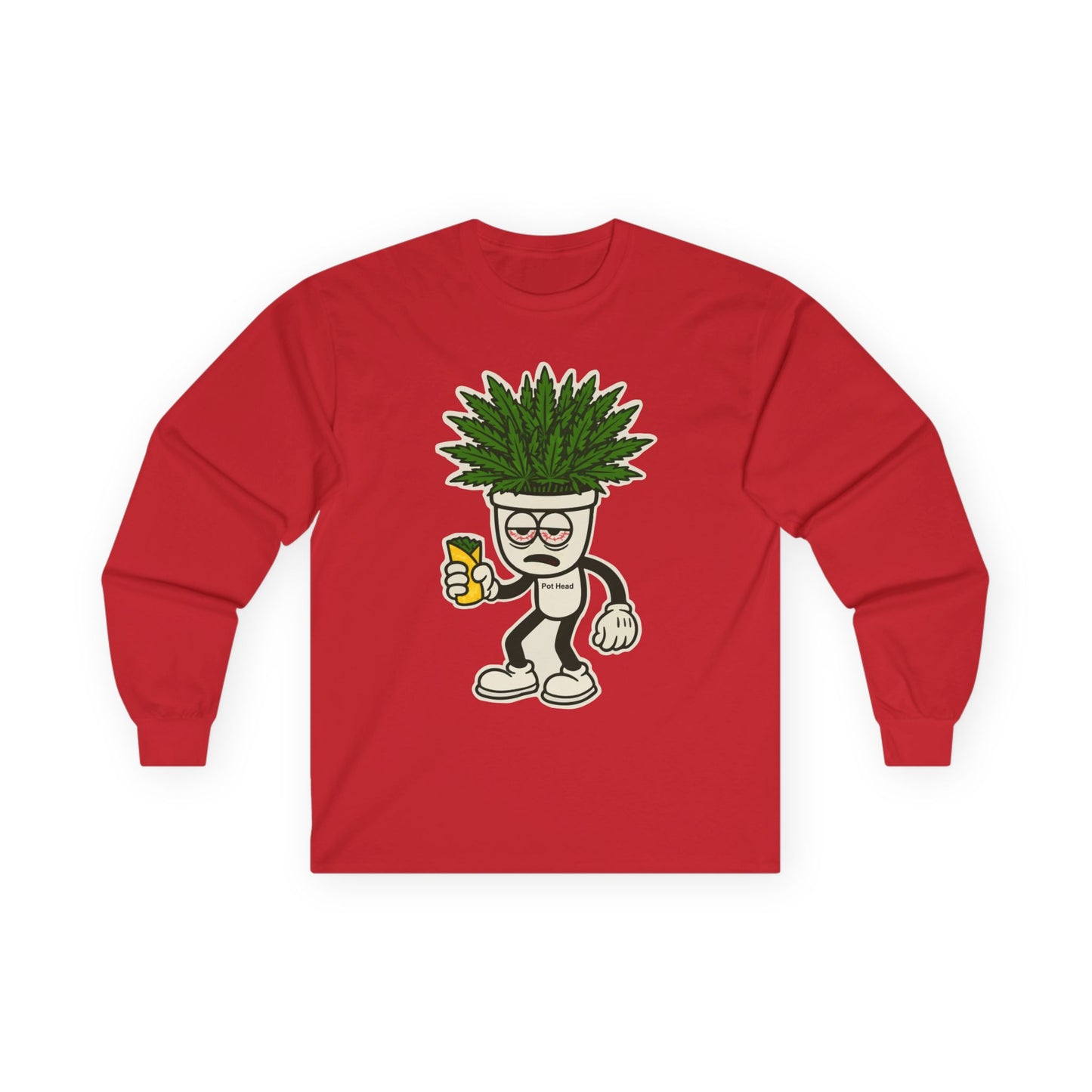 Pot Head - Long Sleeve Tee - Unisex Ultra Cotton Shirt