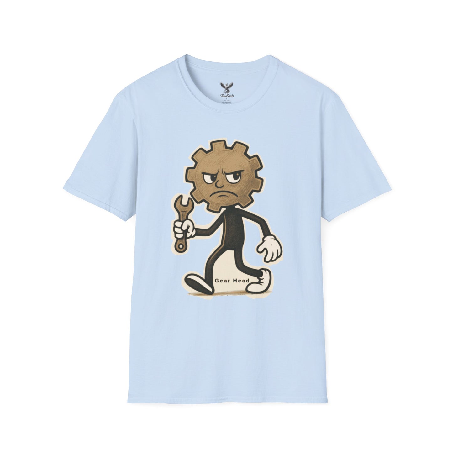 Gear Head - Funny T-Shirt - Unisex Softstyle Tee