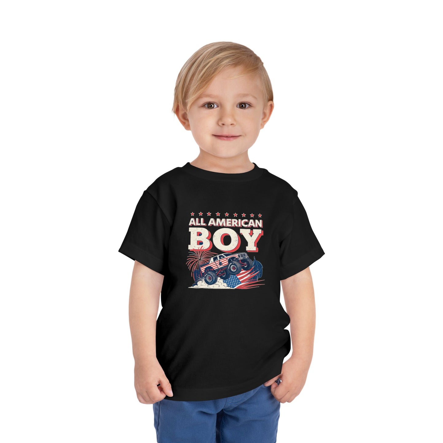 All American Boy Toddler Tee - Direct to Garment