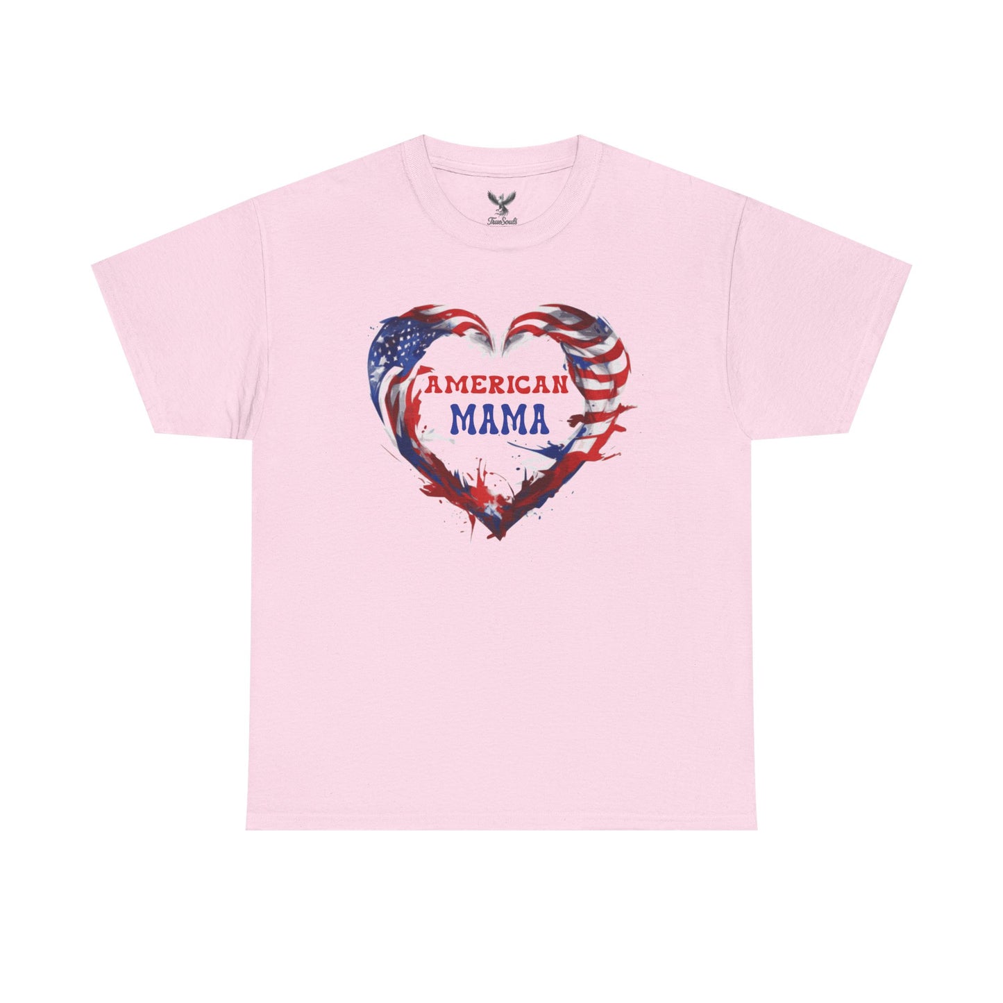American Mama Heart Tee | Patriotic Shirt for Moms