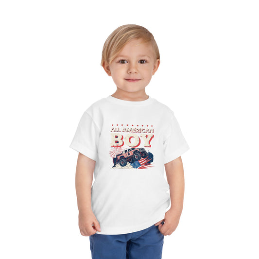 All American Boy Toddler Tee - Direct to Garment