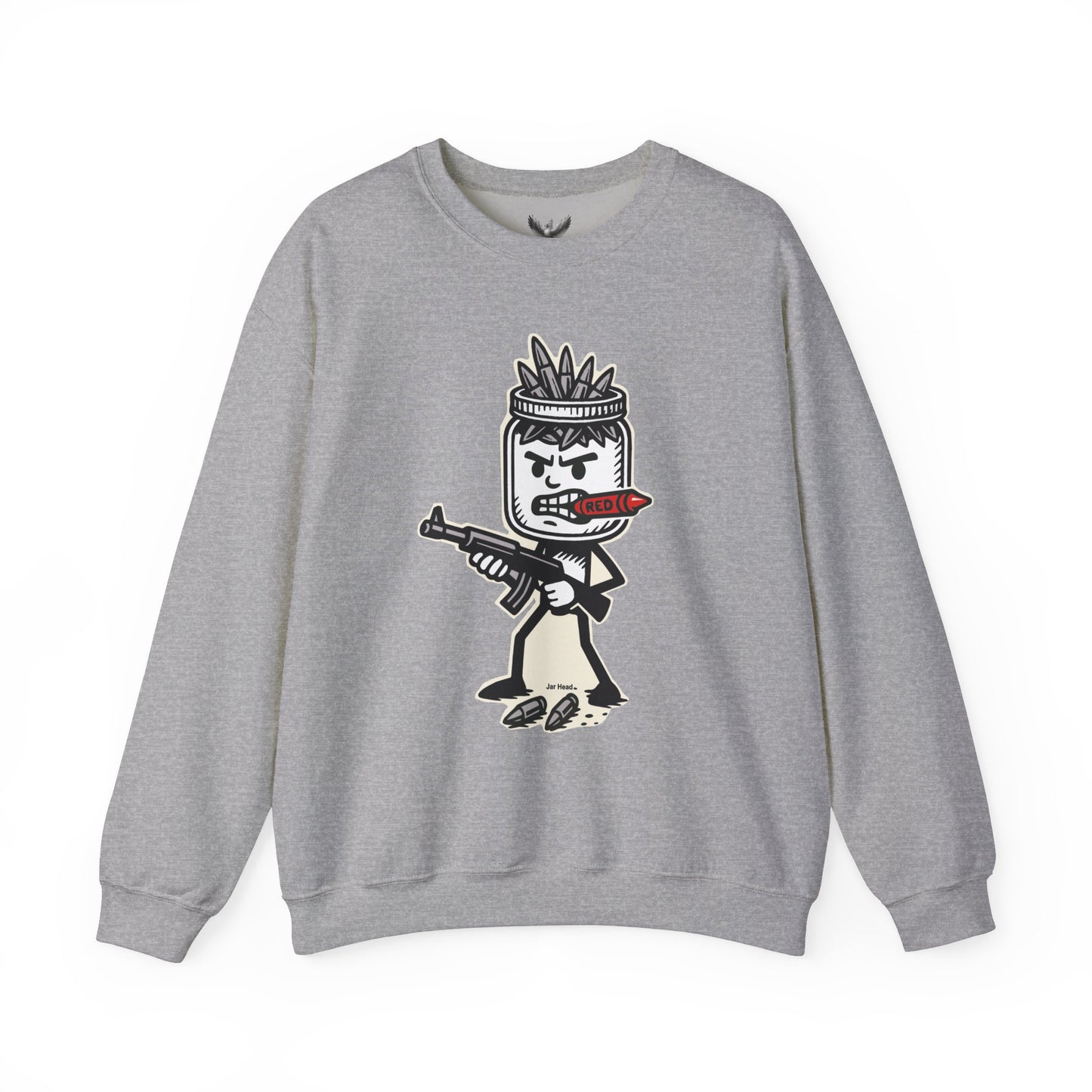 Jar Head - Unisex Crewneck Sweatshirt - Comfortable Stylish Apparel for Everyday Wear