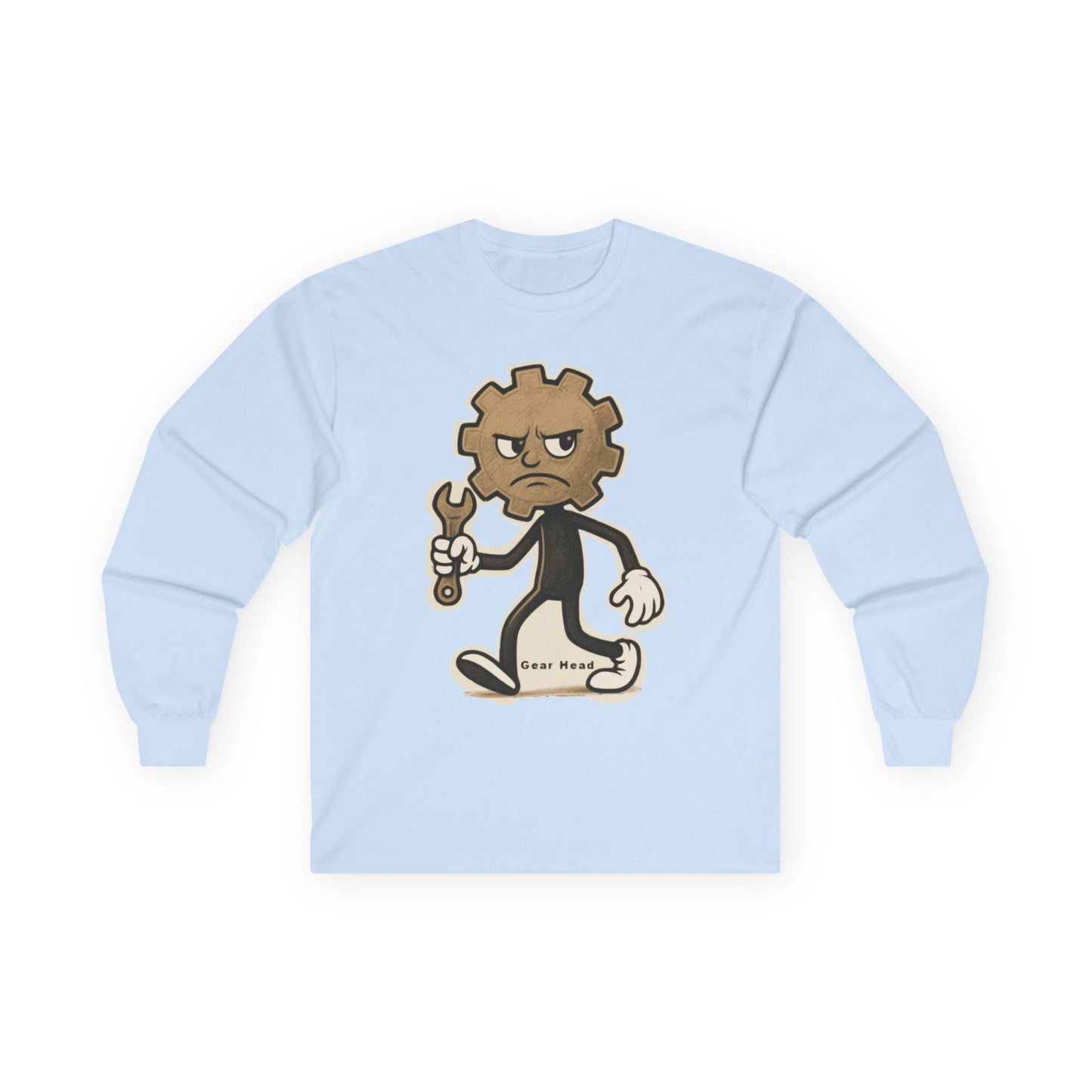 Gear Head - Long Sleeve Tee - Unisex Ultra Cotton Shirt
