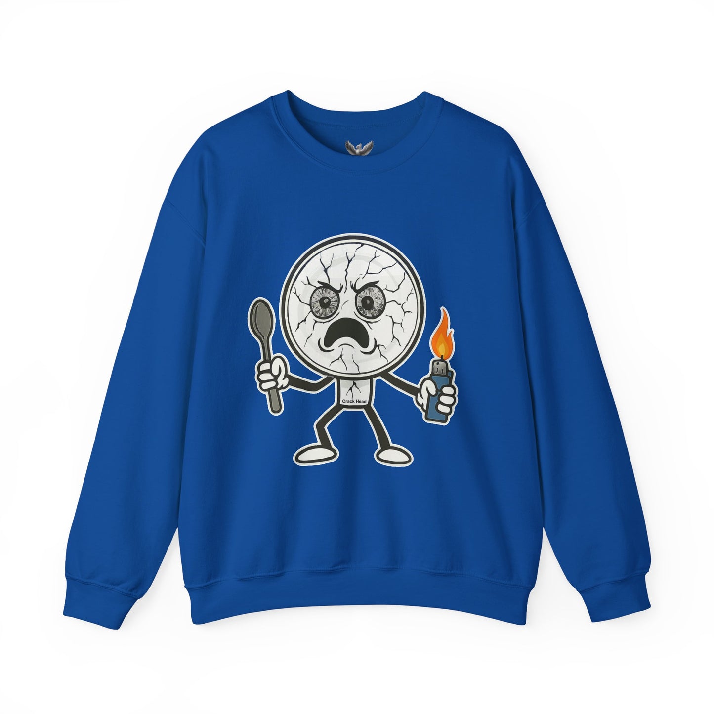 Crack Head - Unisex Crewneck Sweatshirt - Comfortable Stylish Apparel for Everyday Wear