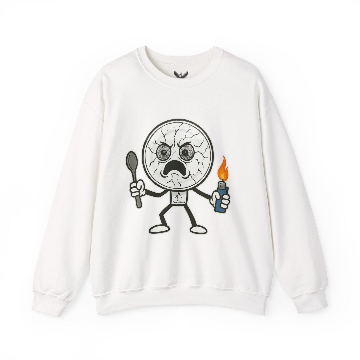 Crack Head - Unisex Crewneck Sweatshirt - Comfortable Stylish Apparel for Everyday Wear