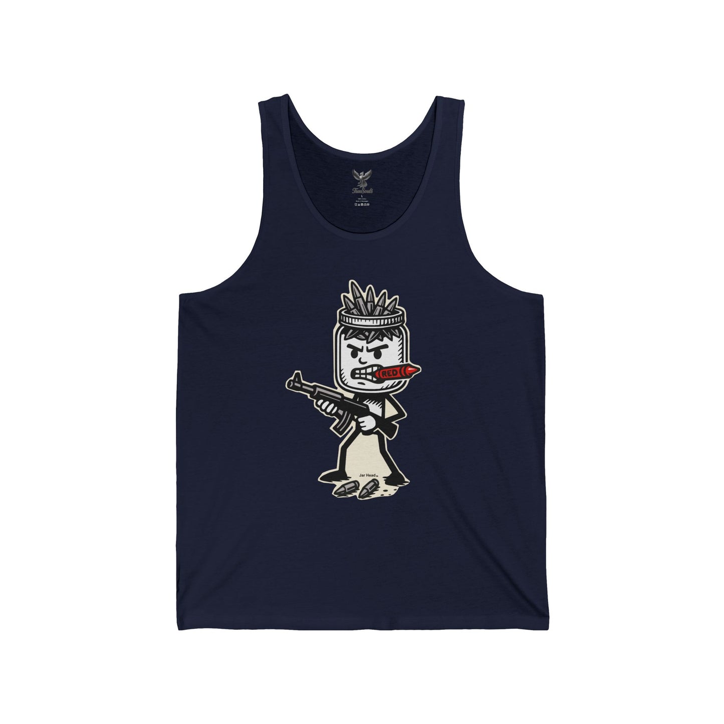 Jar Head - Unisex Jersey Tank - Bold Graphic Tee for Everyday Wear