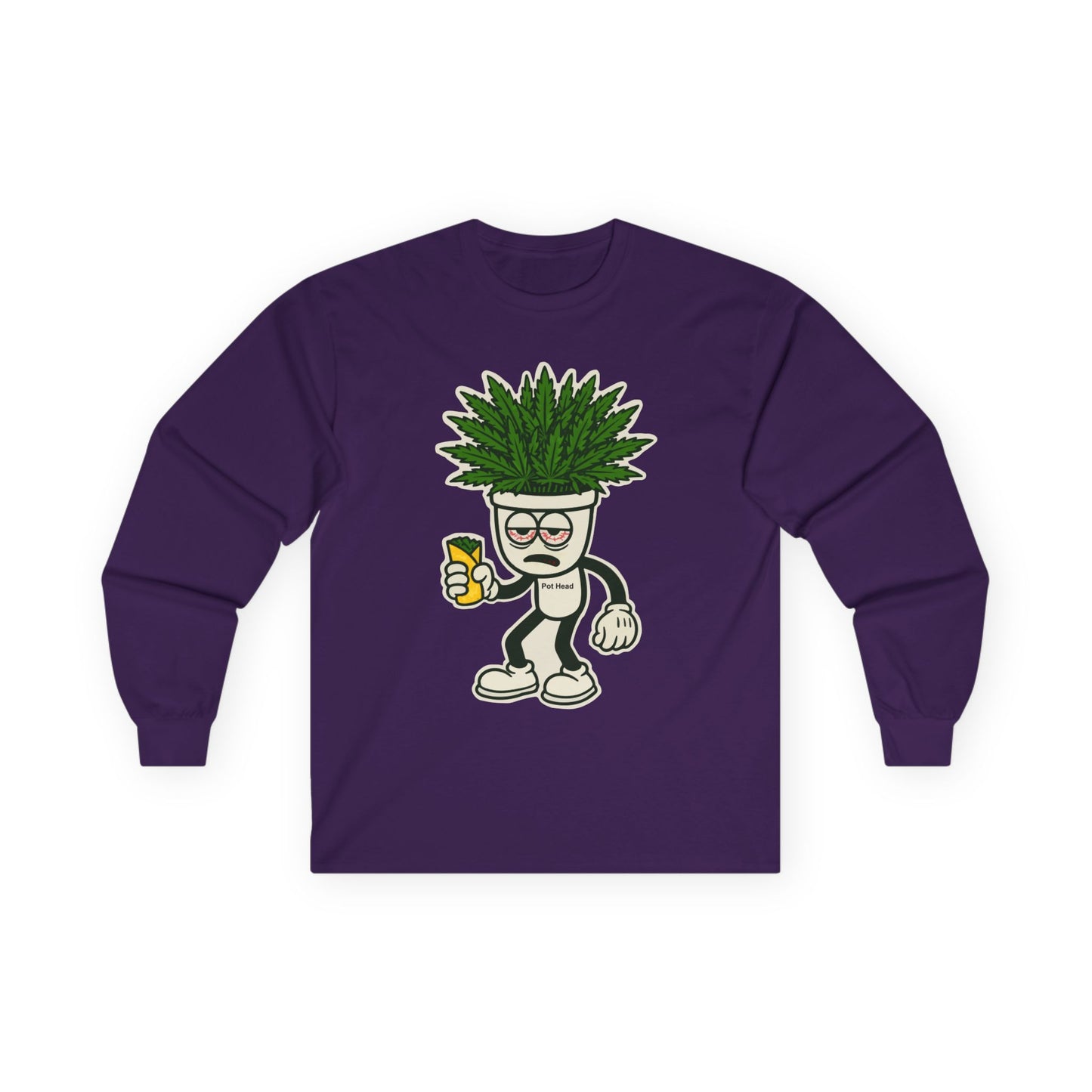 Pot Head - Long Sleeve Tee - Unisex Ultra Cotton Shirt