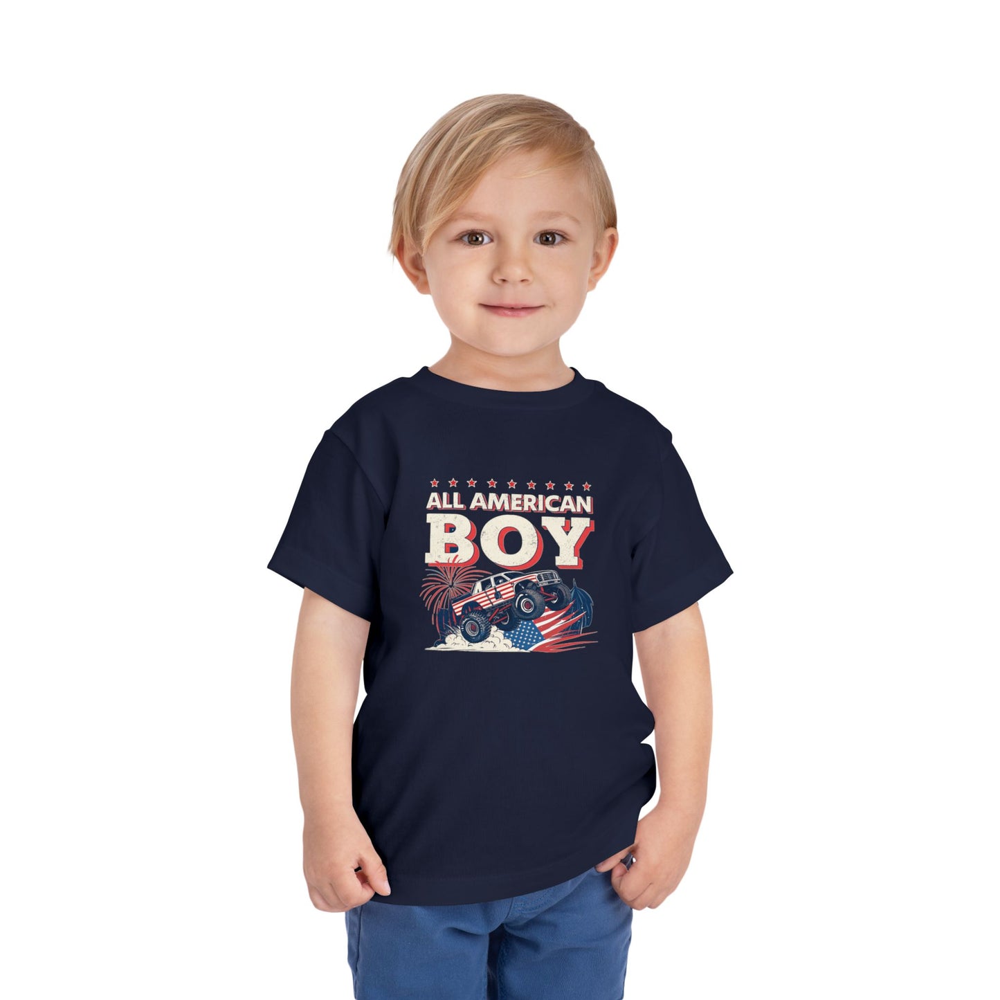 All American Boy Toddler Tee - Direct to Garment