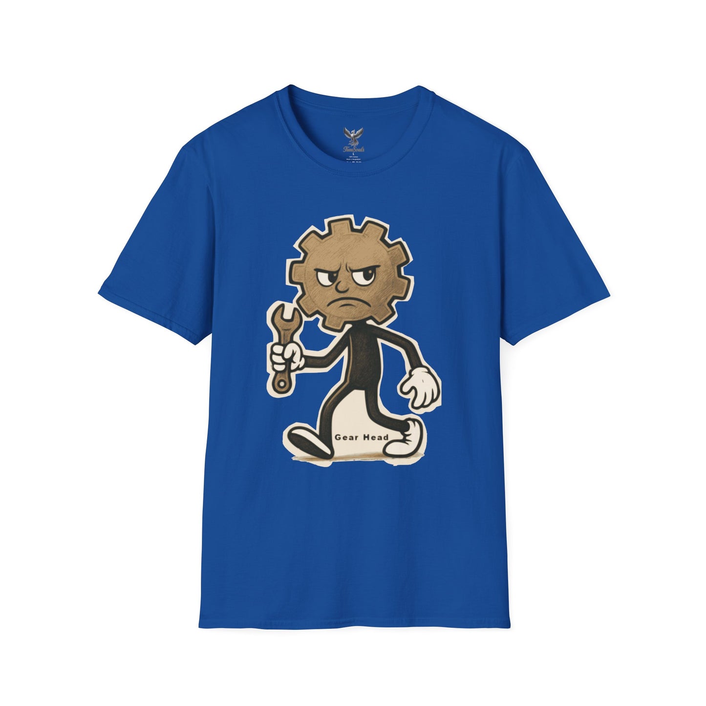 Gear Head - Funny T-Shirt - Unisex Softstyle Tee