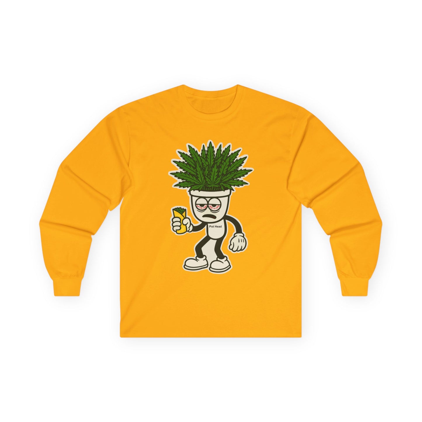 Pot Head - Long Sleeve Tee - Unisex Ultra Cotton Shirt