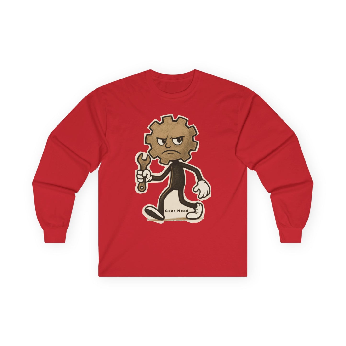 Gear Head - Long Sleeve Tee - Unisex Ultra Cotton Shirt