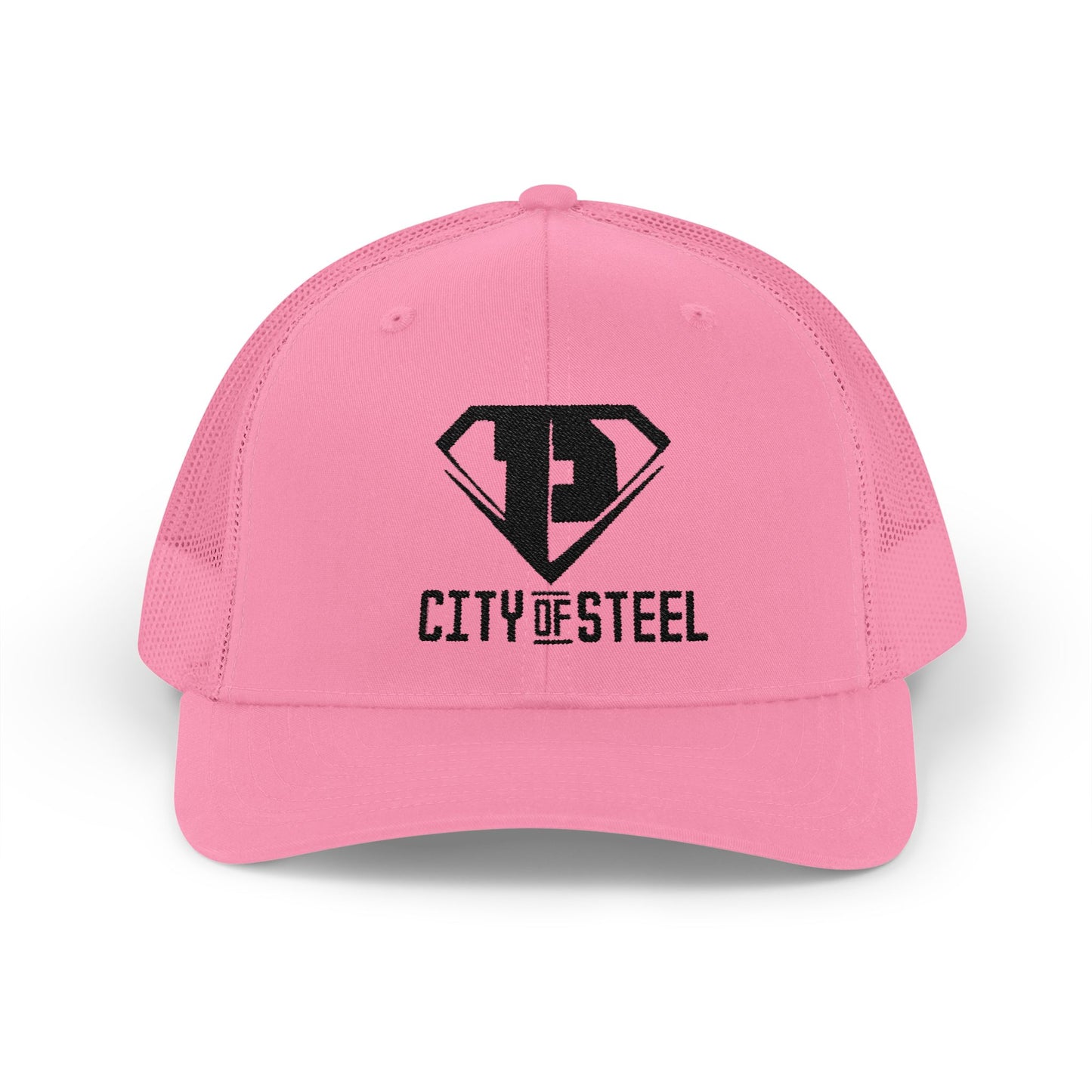 City of Steel Snapback Trucker Cap - Trendy Baseball Hat for Sports, Casual Wear, Gifts, Outdoor Events, Men and Women