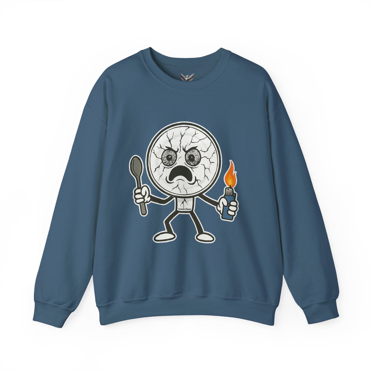 Crack Head - Unisex Crewneck Sweatshirt - Comfortable Stylish Apparel for Everyday Wear