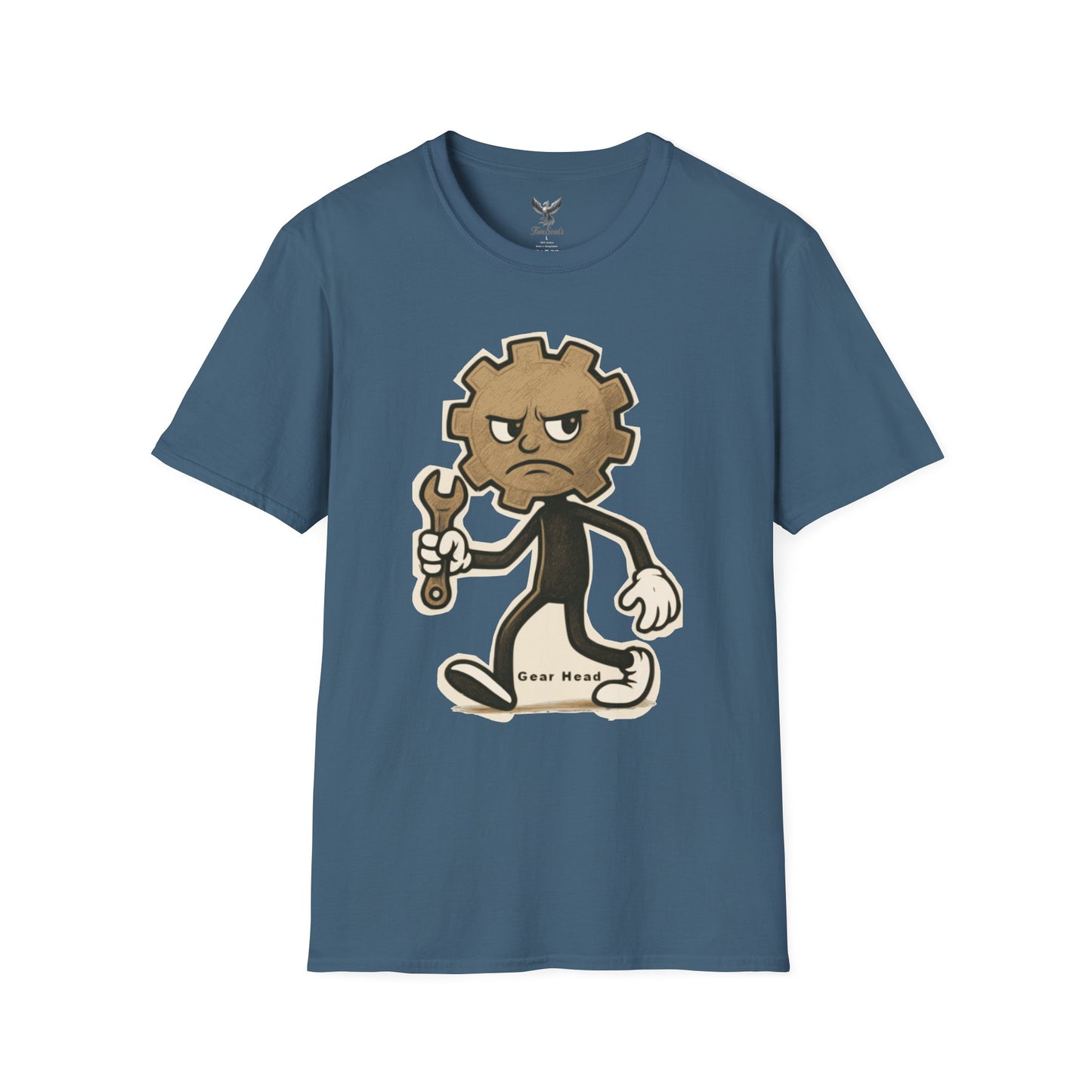 Gear Head - Funny T-Shirt - Unisex Softstyle Tee