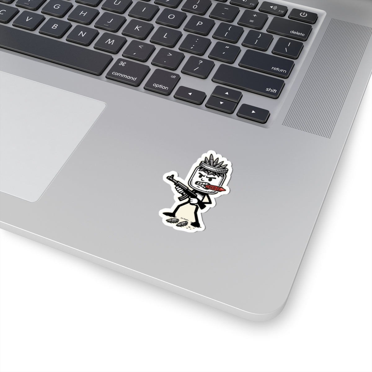 Jar Head Kiss-Cut Stickers - Bold Urban Design for Laptops, Water Bottles, Cars etc.
