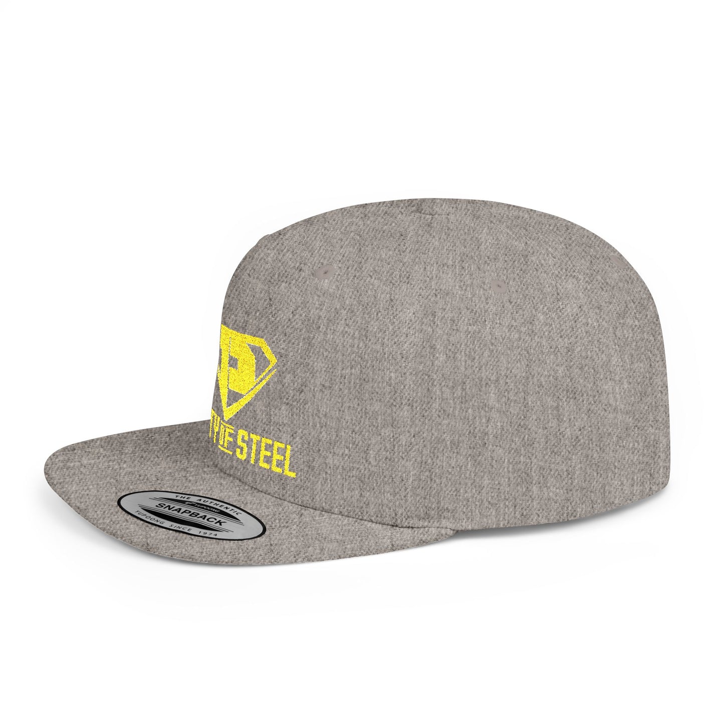 City Of Steel - Stylish Flat Bill Snapback Cap, Trendy Streetwear Hat for Men and Women, Cool Gift for Birthdays, Festivals, and Sports