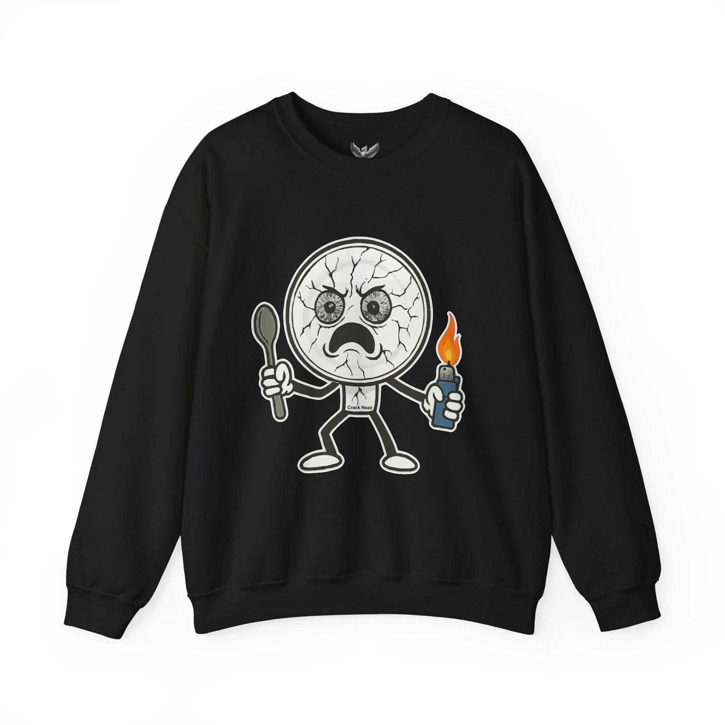Crack Head - Unisex Crewneck Sweatshirt - Comfortable Stylish Apparel for Everyday Wear
