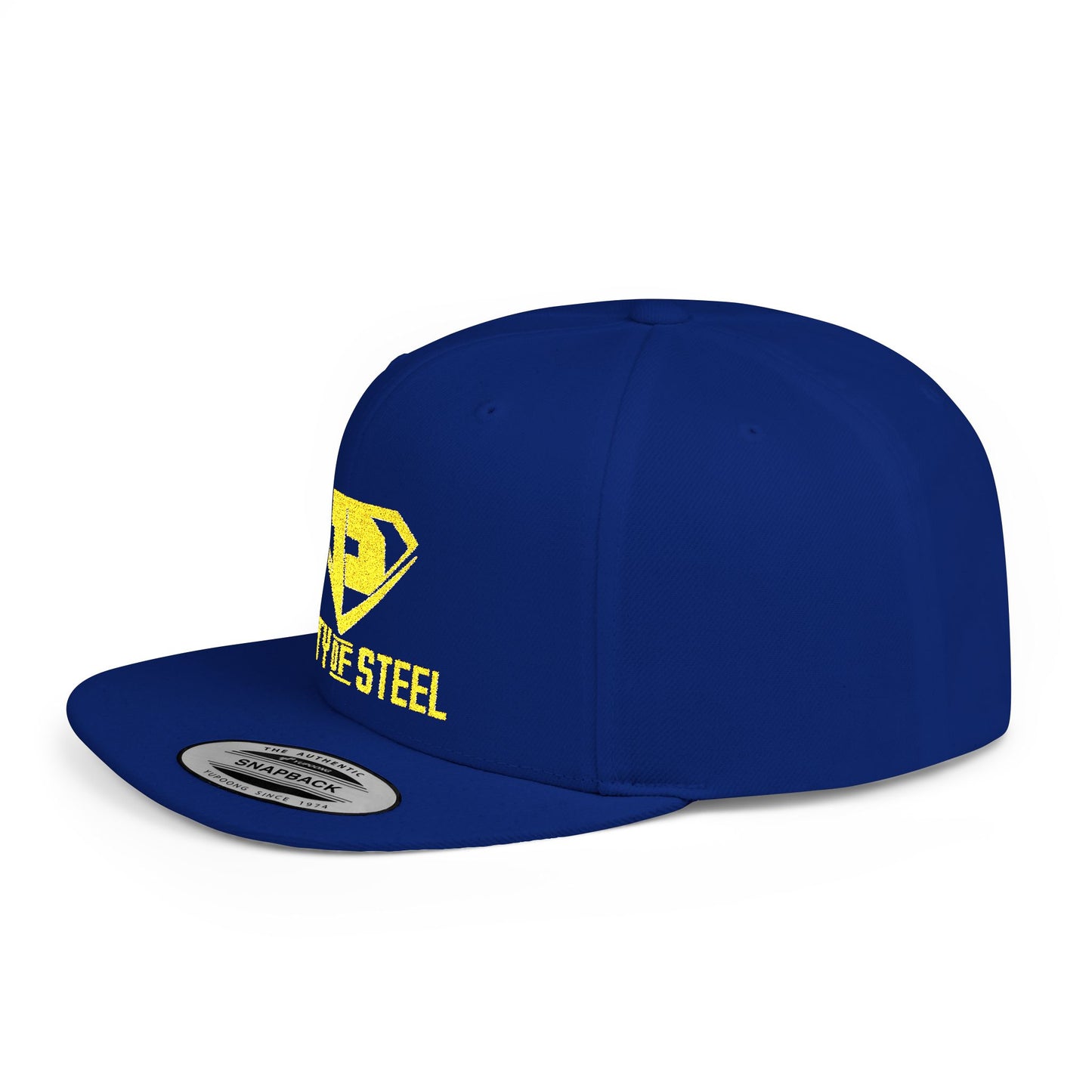 City Of Steel - Stylish Flat Bill Snapback Cap, Trendy Streetwear Hat for Men and Women, Cool Gift for Birthdays, Festivals, and Sports