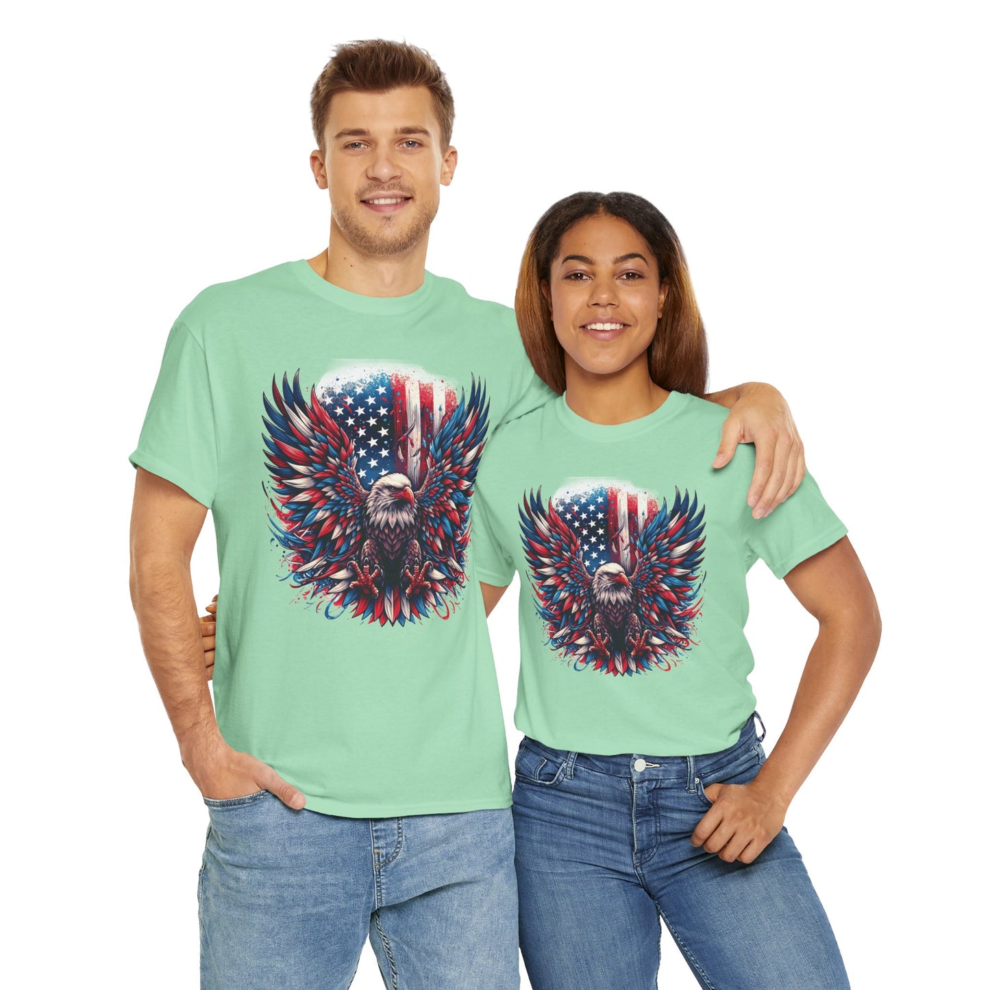 Patriotic Eagle Tee - Direct to Garment