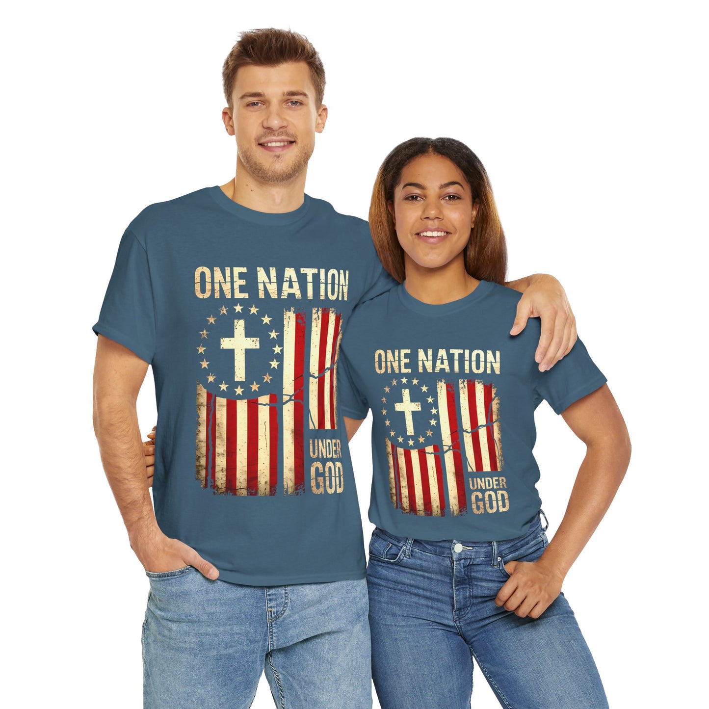 One Nation Under God Tee - Direct to Garment