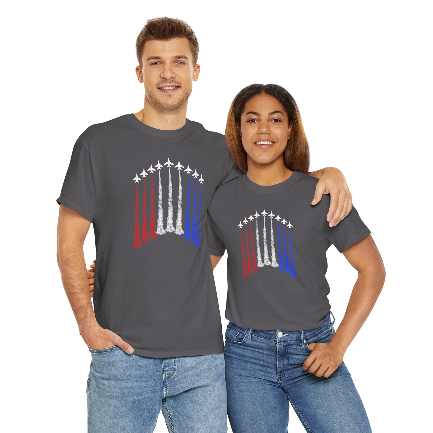 Jet Flyover Shirt Red, White and Blue - Direct to Garmnet