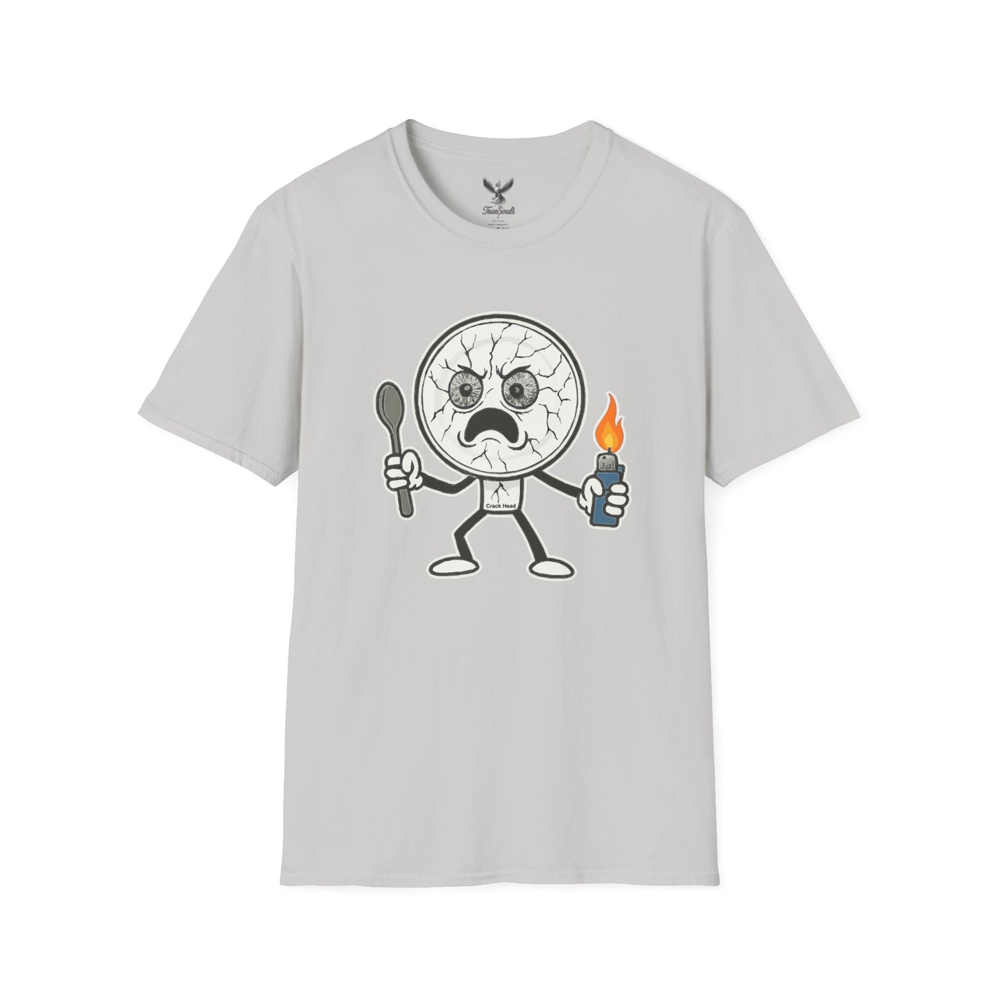 Crack Head - Funny Unisex Softstyle T-Shirt Graphic