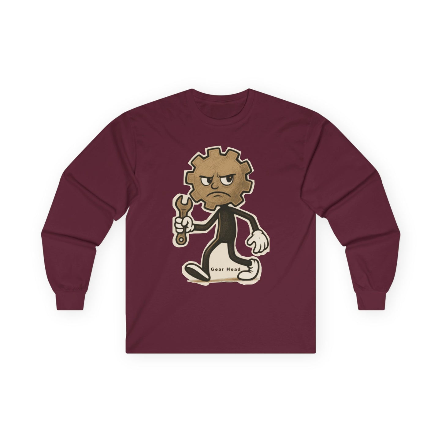 Gear Head - Long Sleeve Tee - Unisex Ultra Cotton Shirt