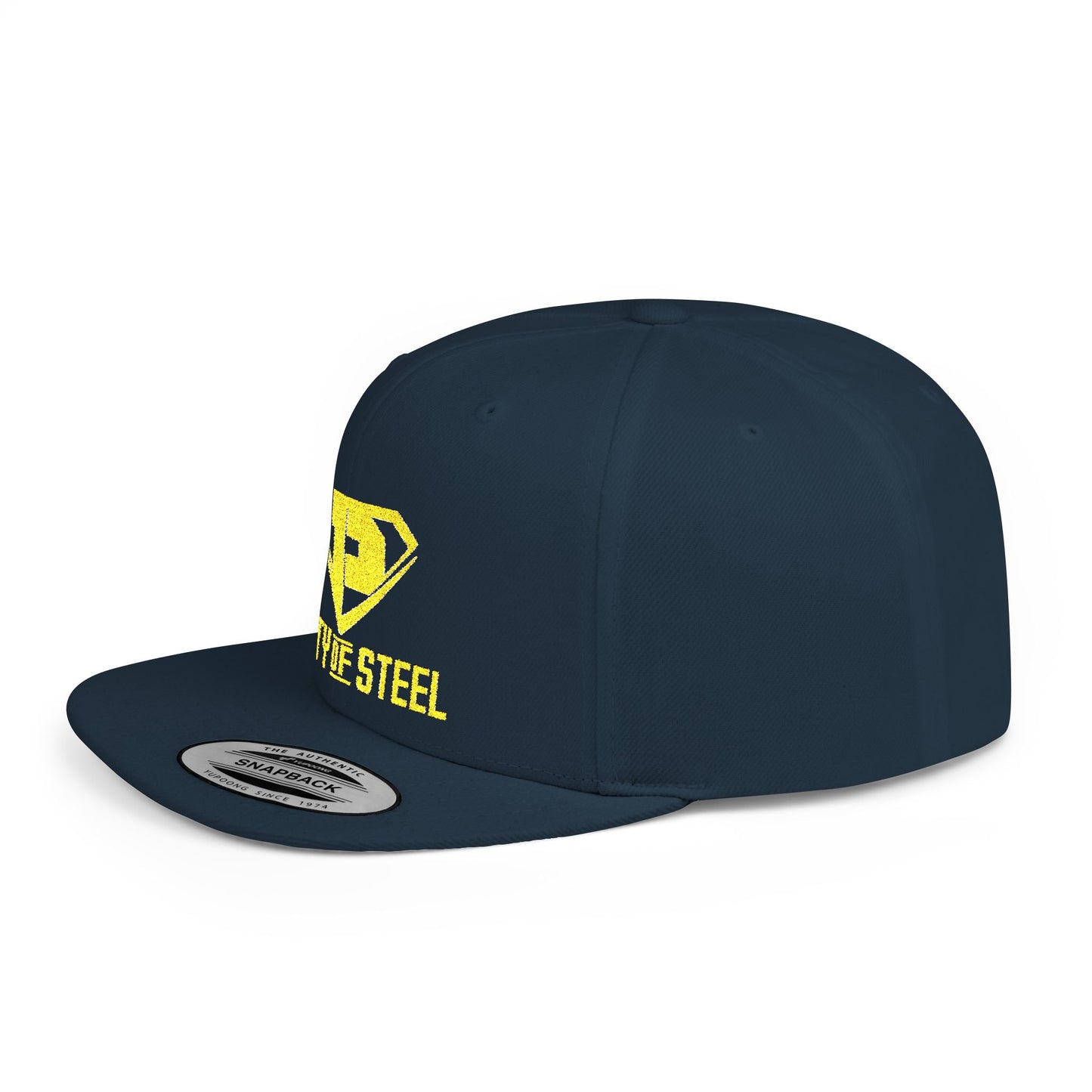 City Of Steel - Stylish Flat Bill Snapback Cap, Trendy Streetwear Hat for Men and Women, Cool Gift for Birthdays, Festivals, and Sports