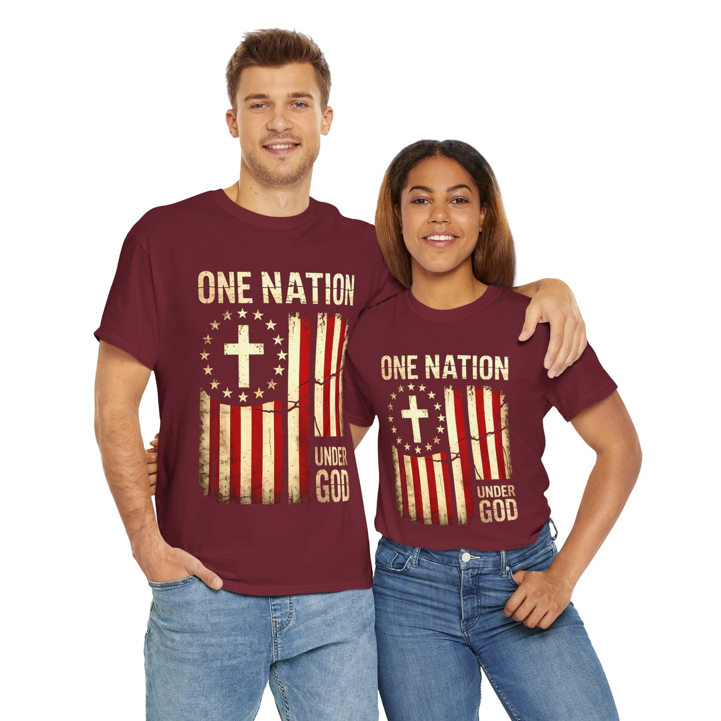 One Nation Under God Tee - Direct to Garment