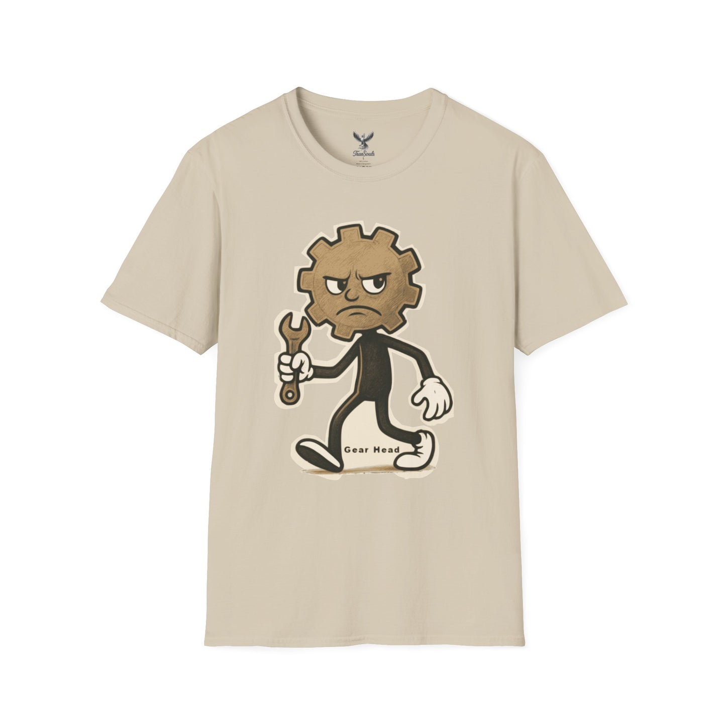Gear Head - Funny T-Shirt - Unisex Softstyle Tee
