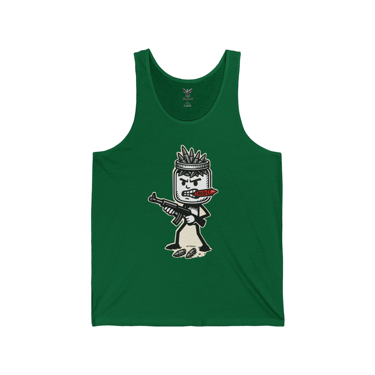 Jar Head - Unisex Jersey Tank - Bold Graphic Tee for Everyday Wear