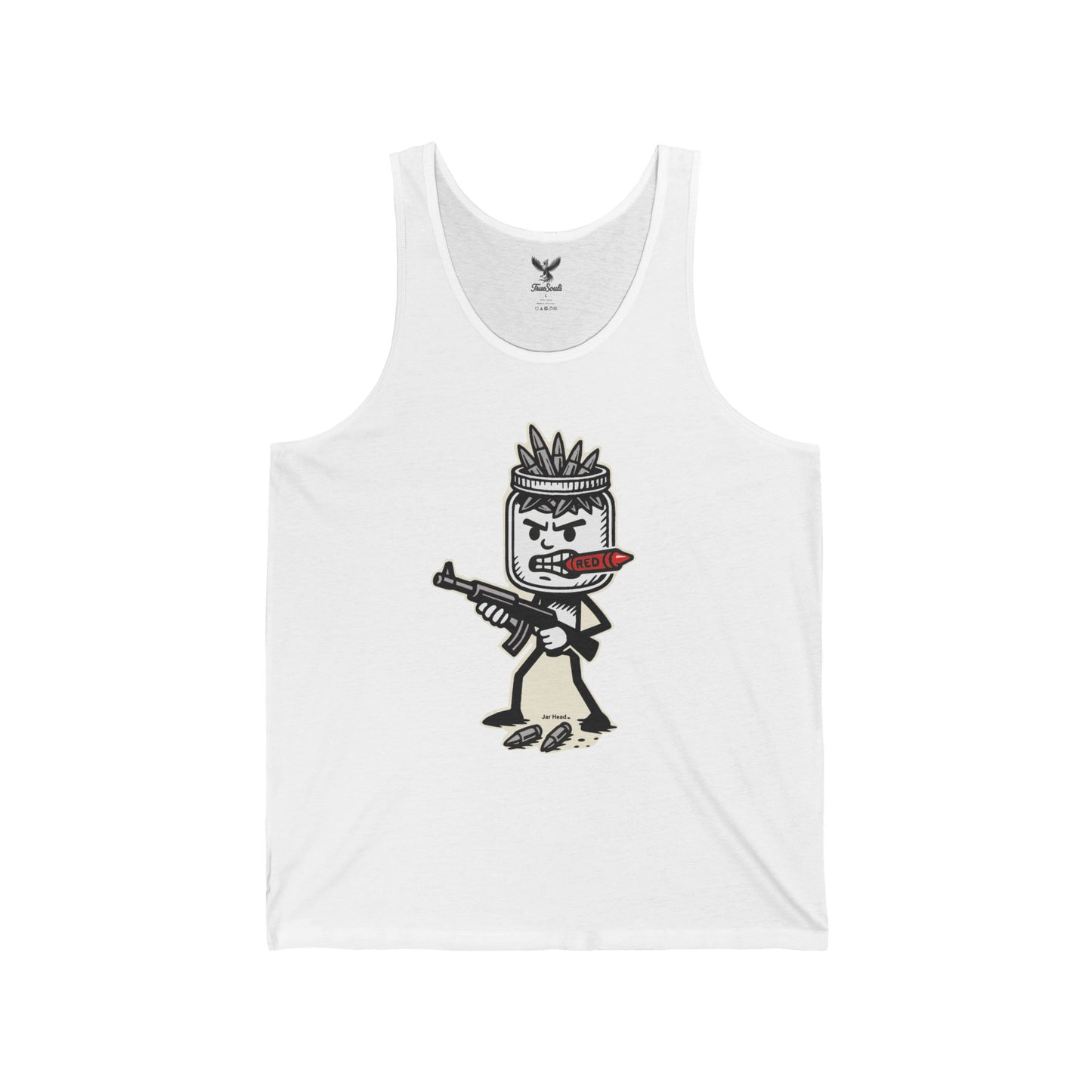 Jar Head - Unisex Jersey Tank - Bold Graphic Tee for Everyday Wear