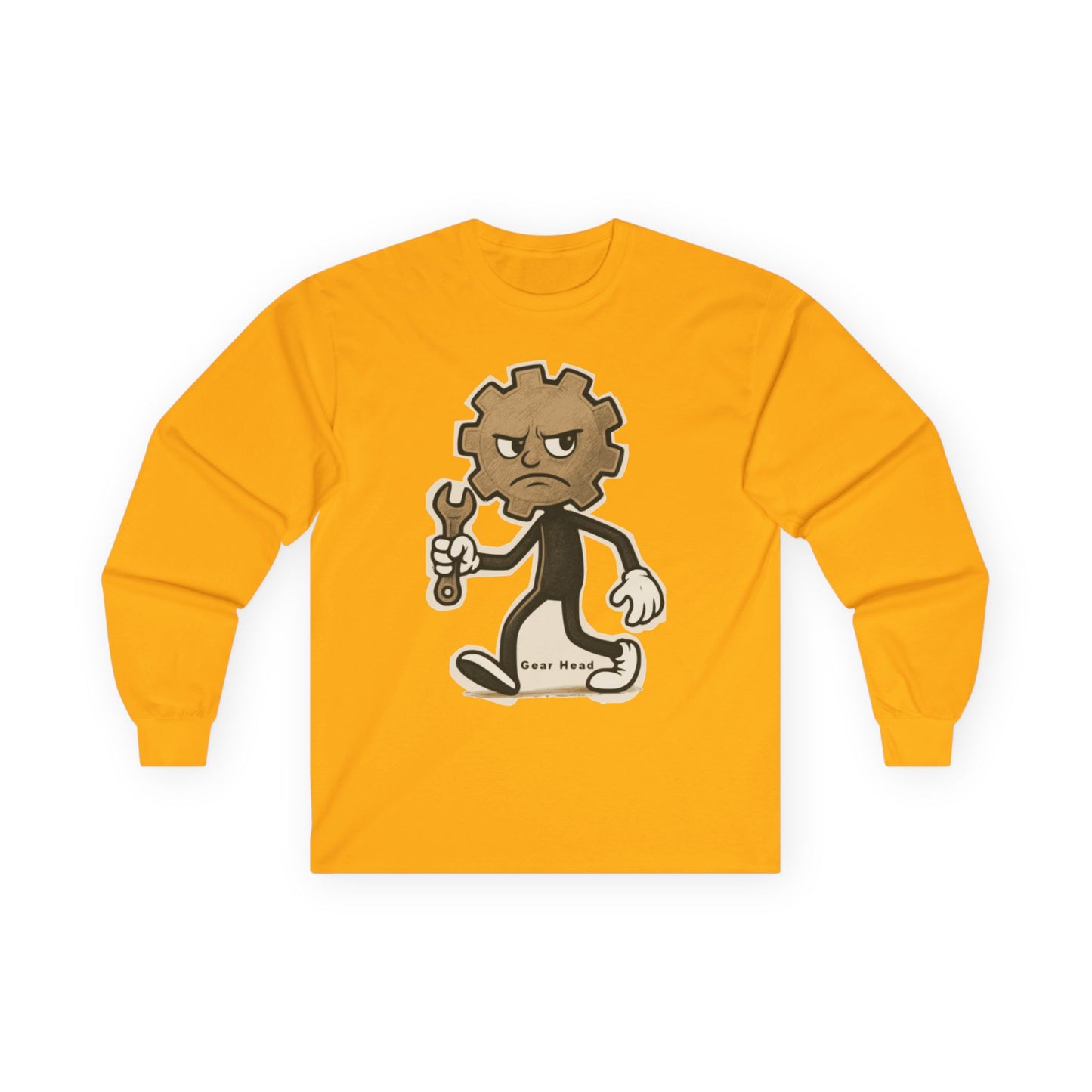 Gear Head - Long Sleeve Tee - Unisex Ultra Cotton Shirt