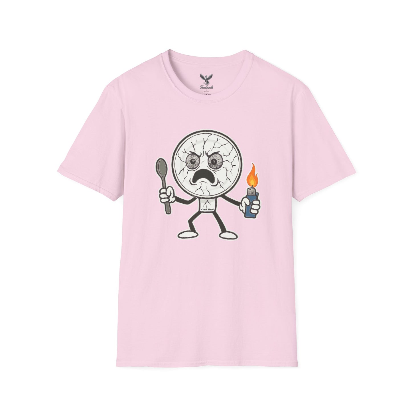 Crack Head - Funny Unisex Softstyle T-Shirt Graphic