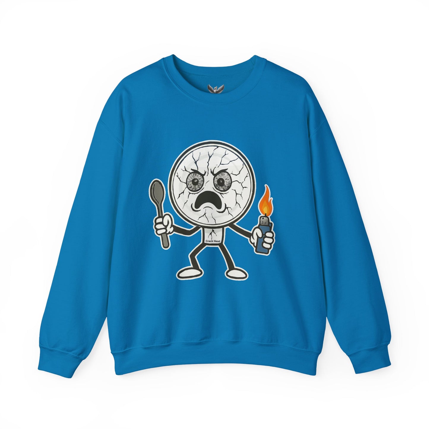 Crack Head - Unisex Crewneck Sweatshirt - Comfortable Stylish Apparel for Everyday Wear