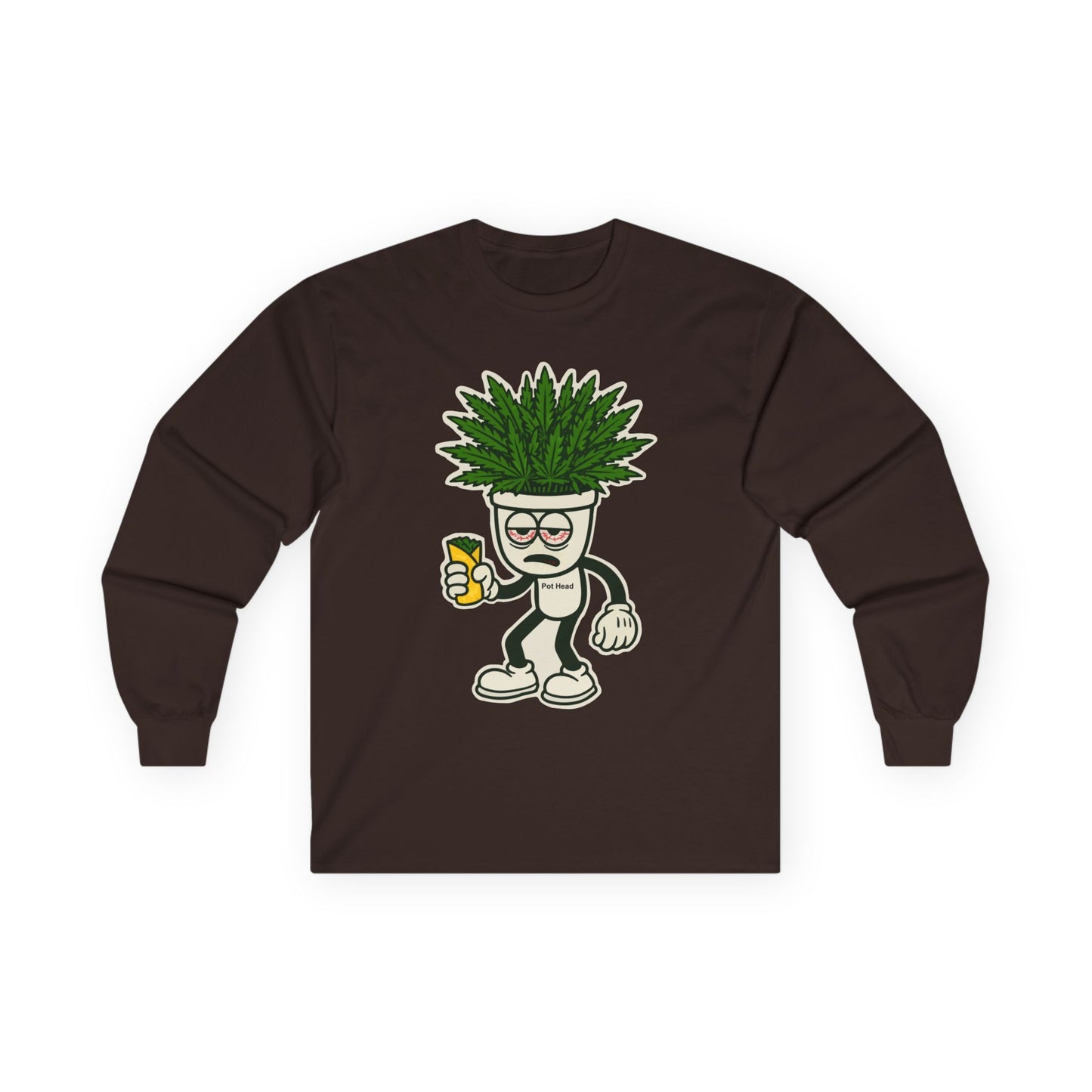 Pot Head - Long Sleeve Tee - Unisex Ultra Cotton Shirt