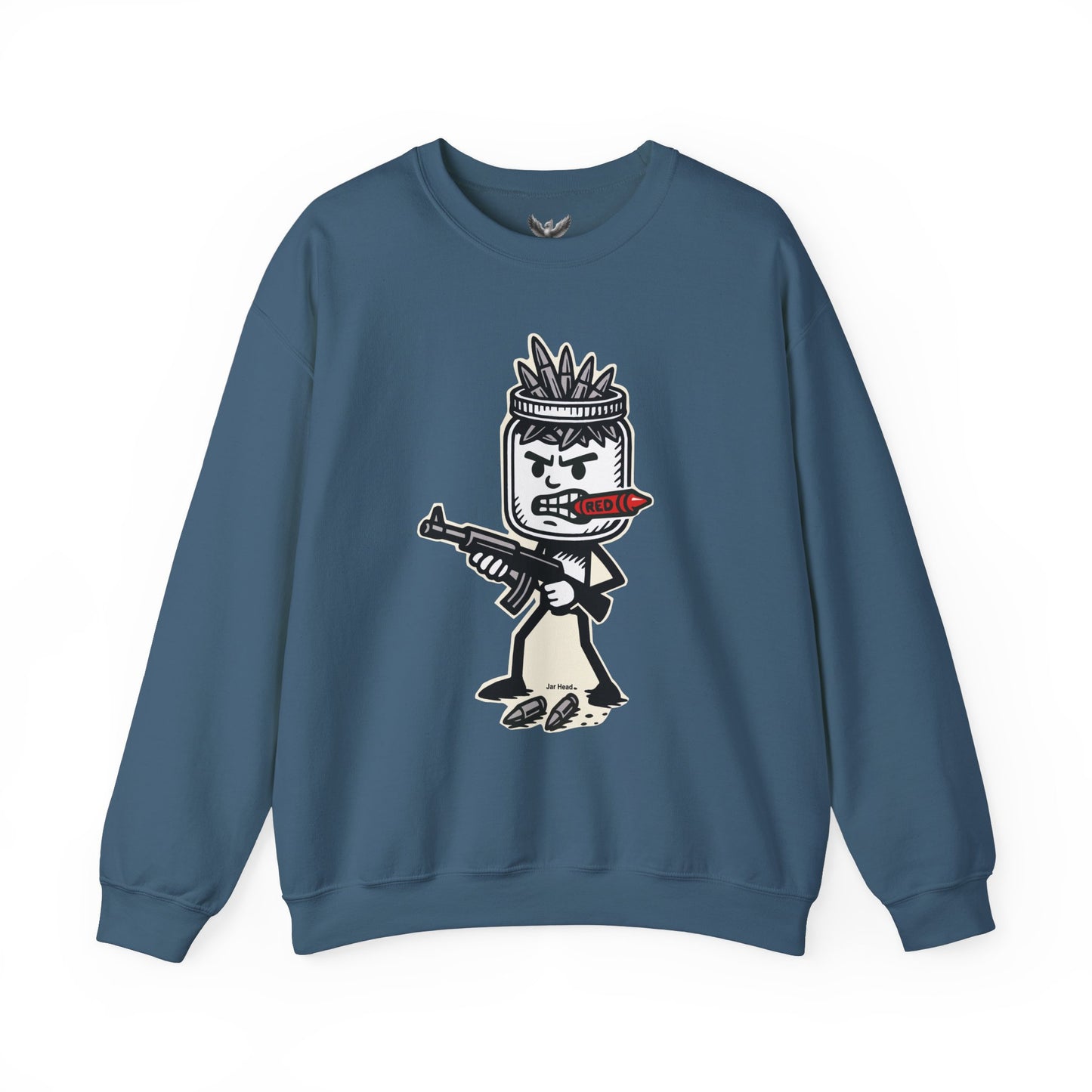 Jar Head - Unisex Crewneck Sweatshirt - Comfortable Stylish Apparel for Everyday Wear