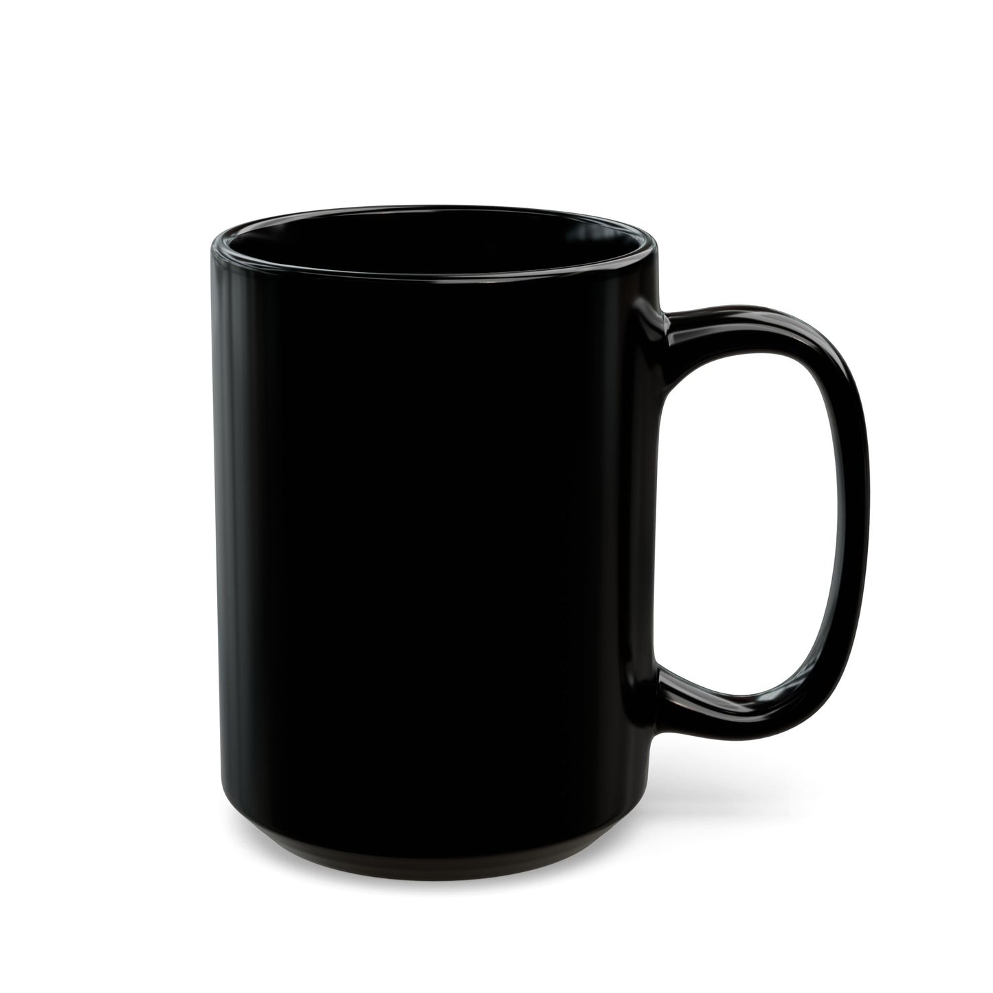 Pot Head Ceramic Mug - 11oz & 15oz Black Coffee Cup