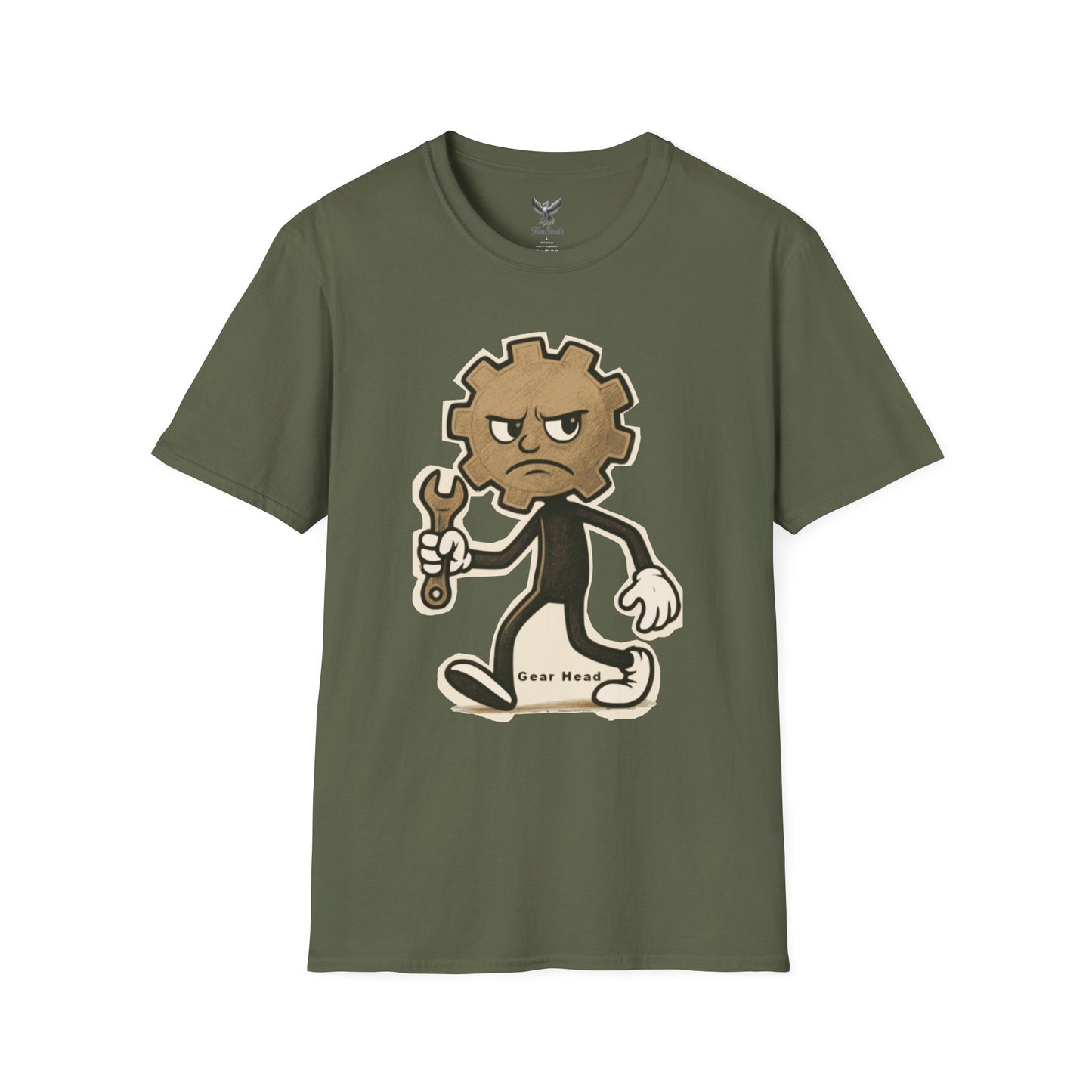 Gear Head - Funny T-Shirt - Unisex Softstyle Tee