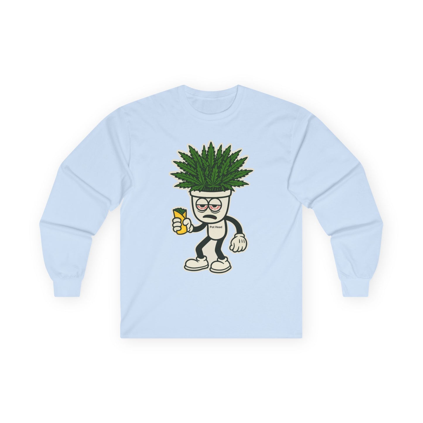 Pot Head - Long Sleeve Tee - Unisex Ultra Cotton Shirt