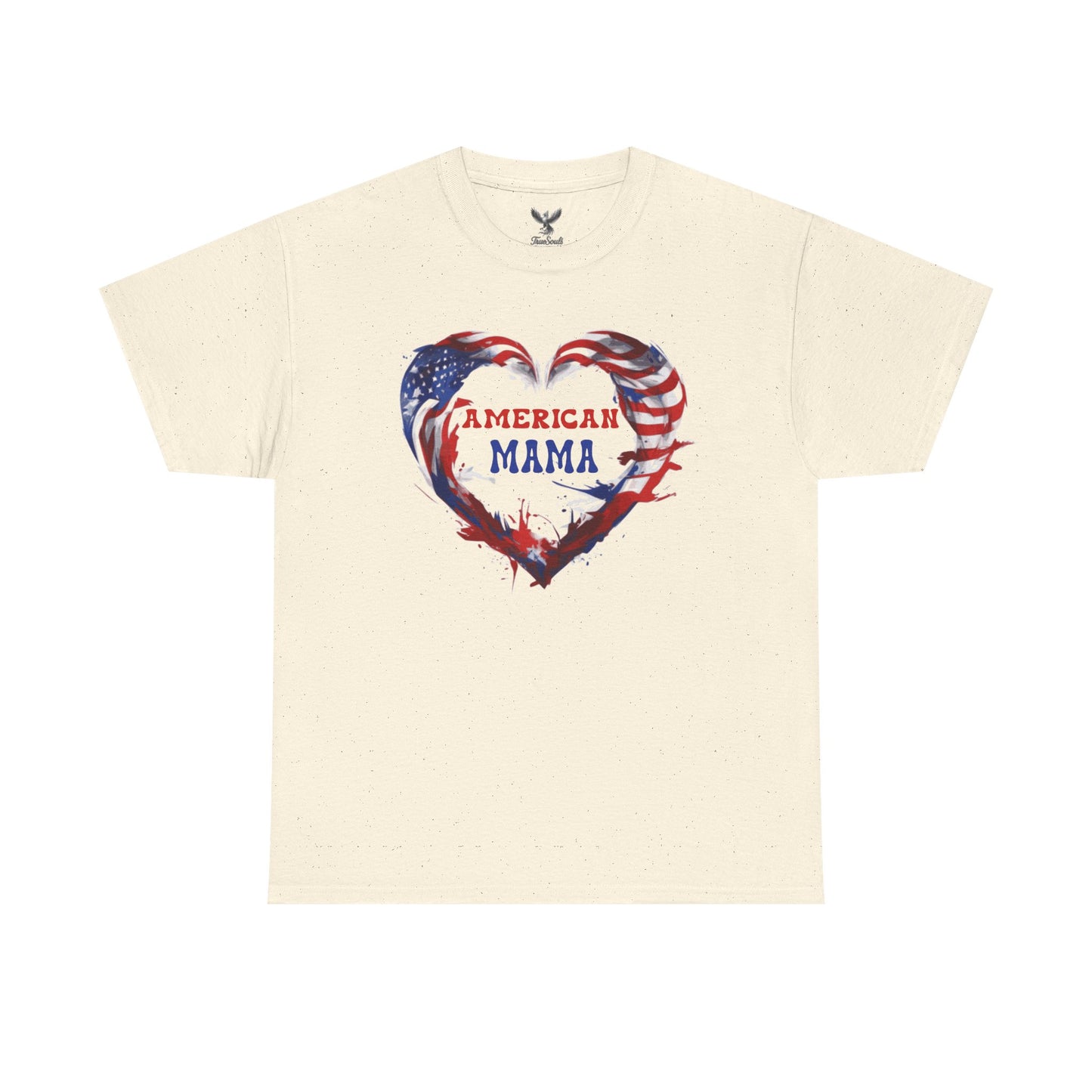 American Mama Heart Tee | Patriotic Shirt for Moms
