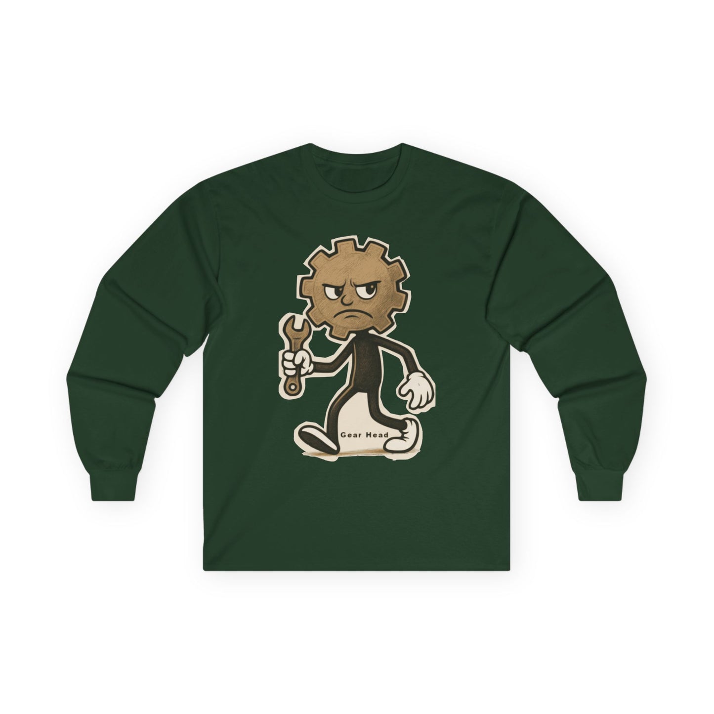 Gear Head - Long Sleeve Tee - Unisex Ultra Cotton Shirt